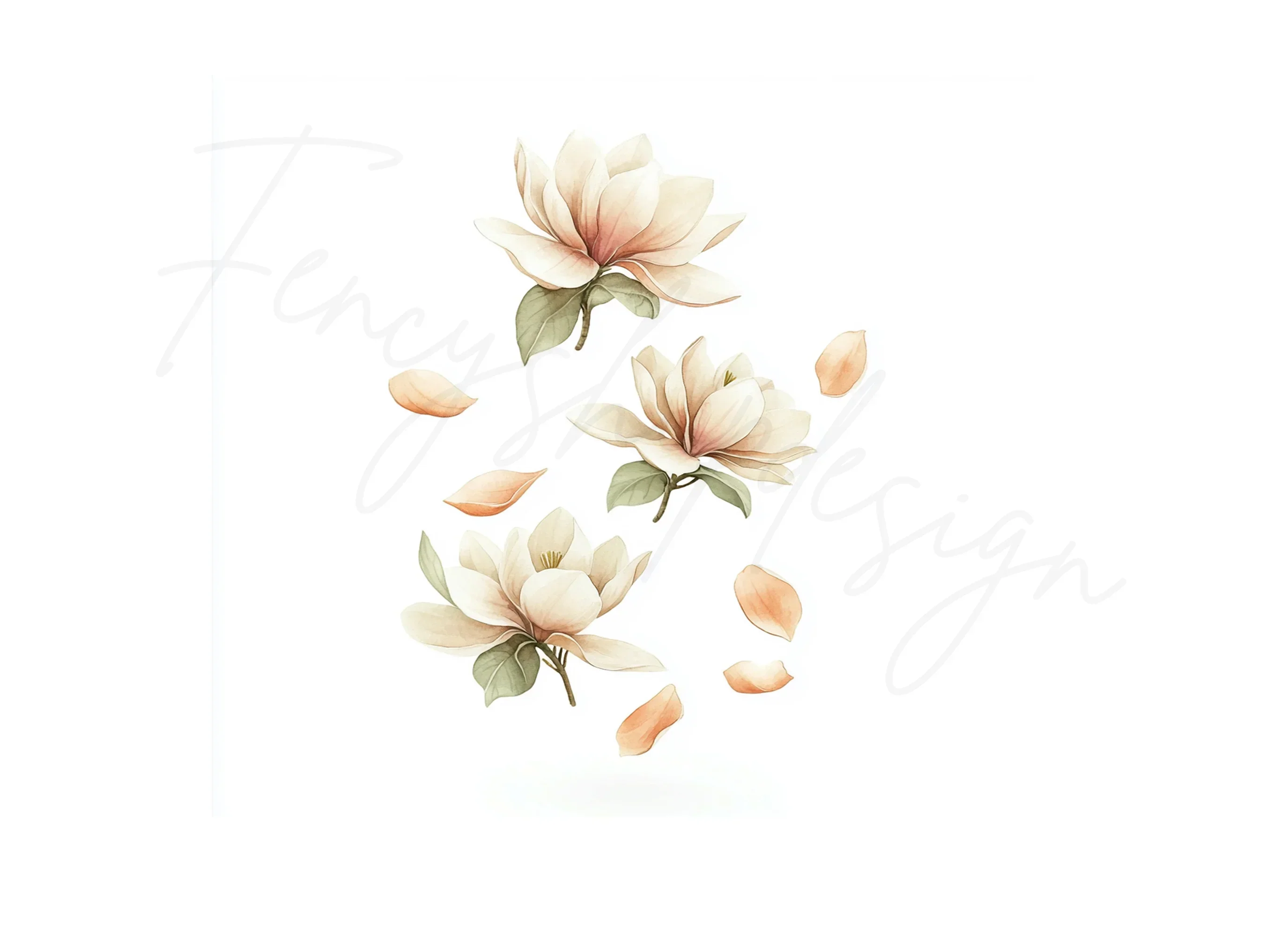 Magnolia Blossom Clipart Bundle - Image 2