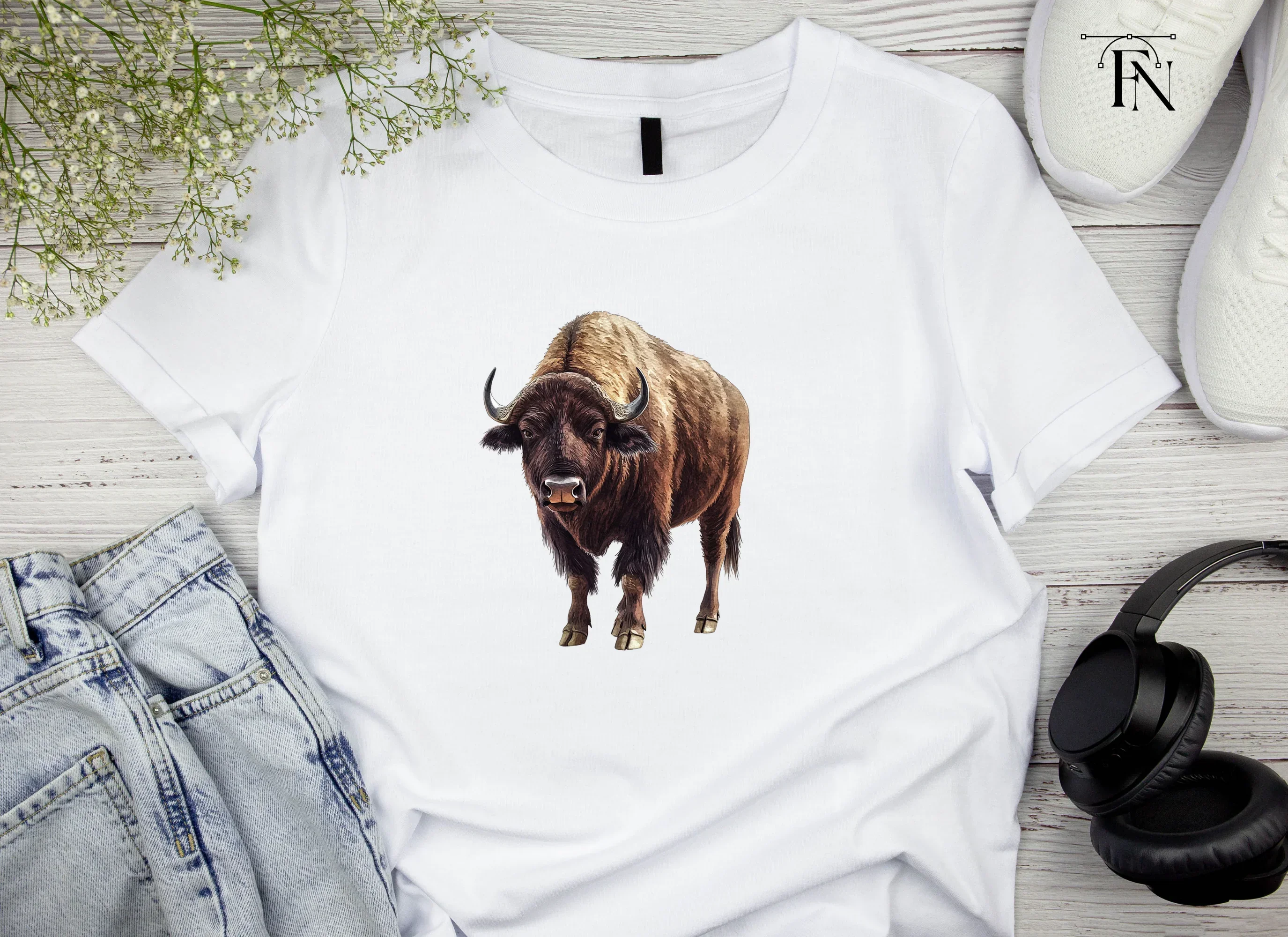 Majestic American Bison Clipart Bundle - Image 3