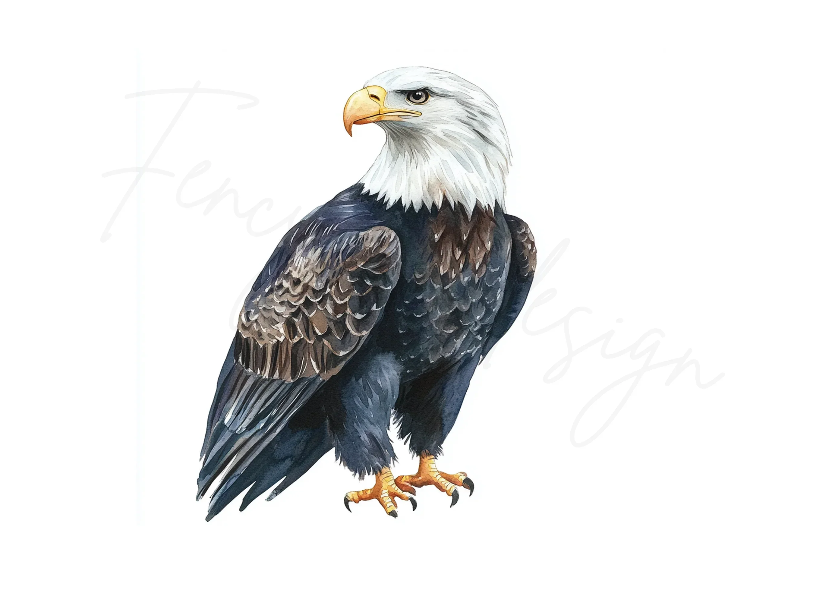 Majestic Bald Eagle Clipart Bundle - Image 3