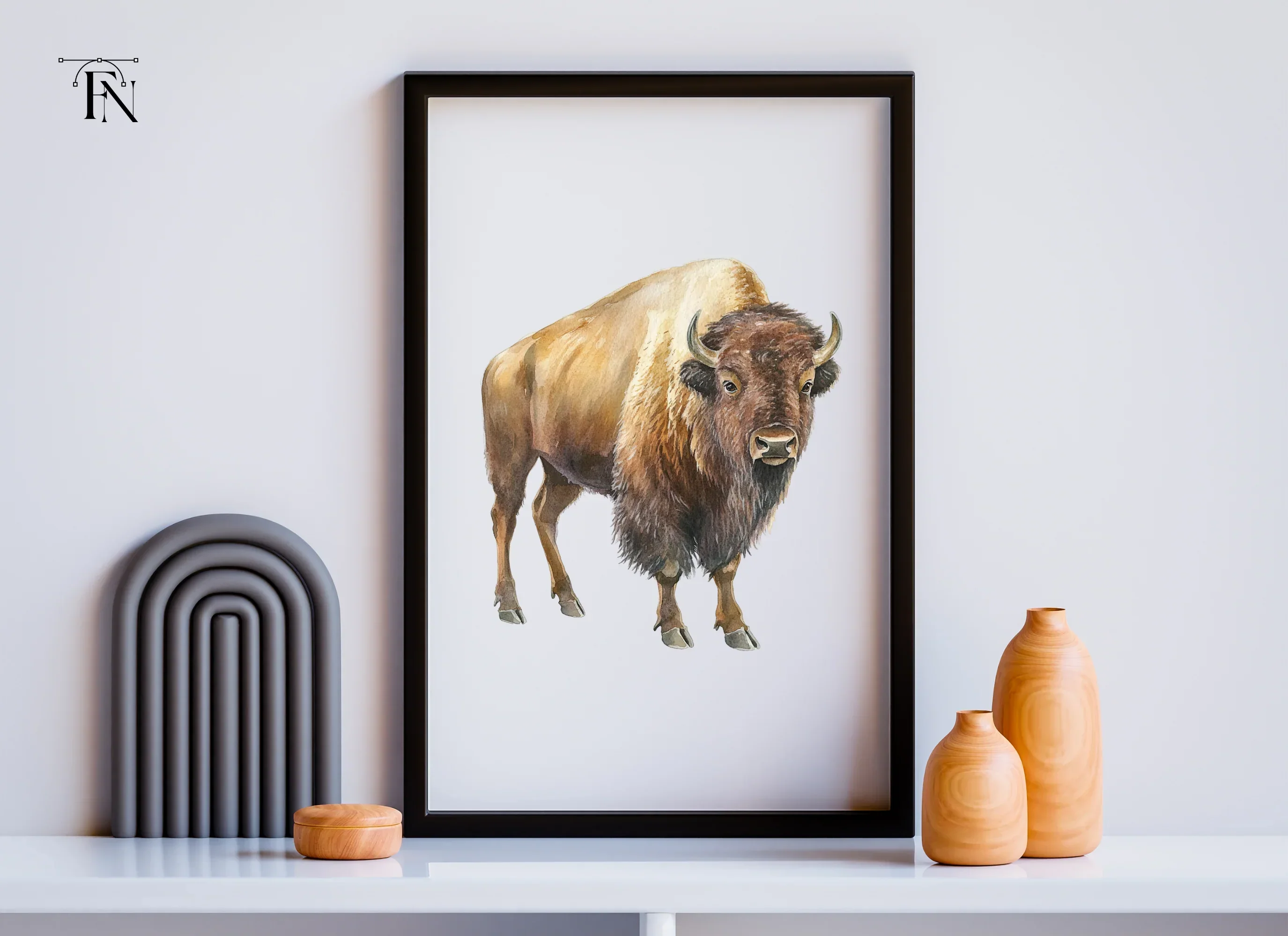 Majestic Bison Clipart Bundle - Image 3
