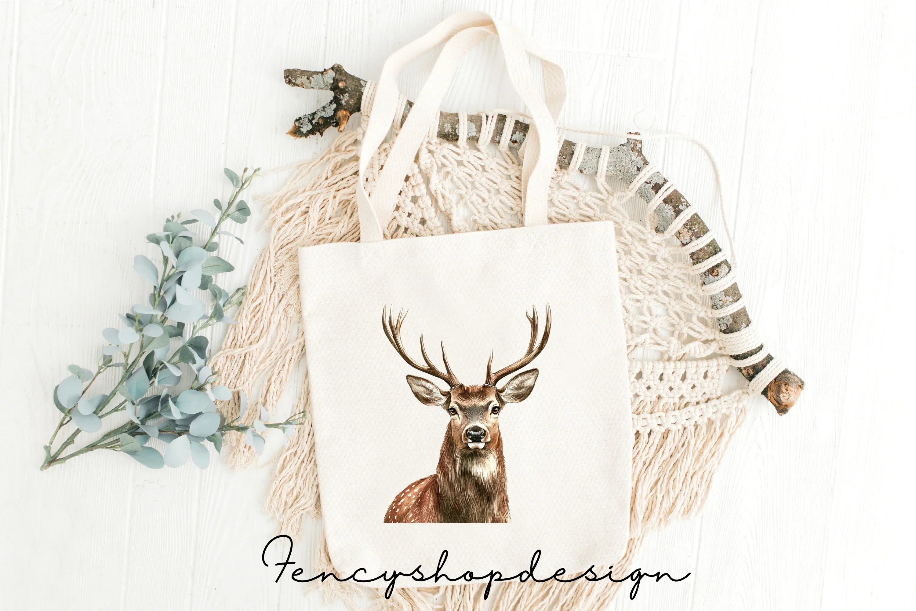 Majestic Deer Head Clipart Bundle - Image 2