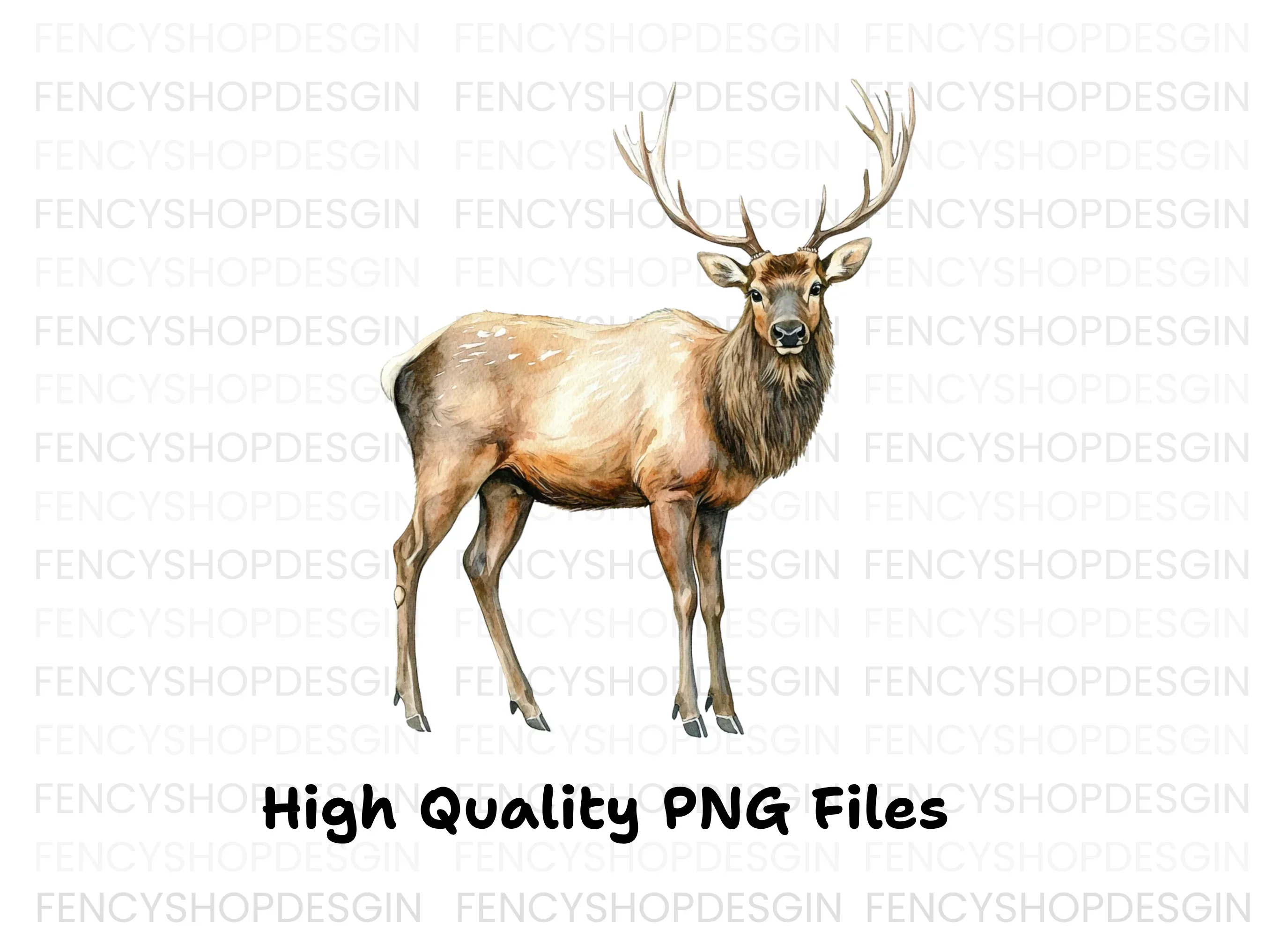Majestic Elk Clipart Bundle - Image 2