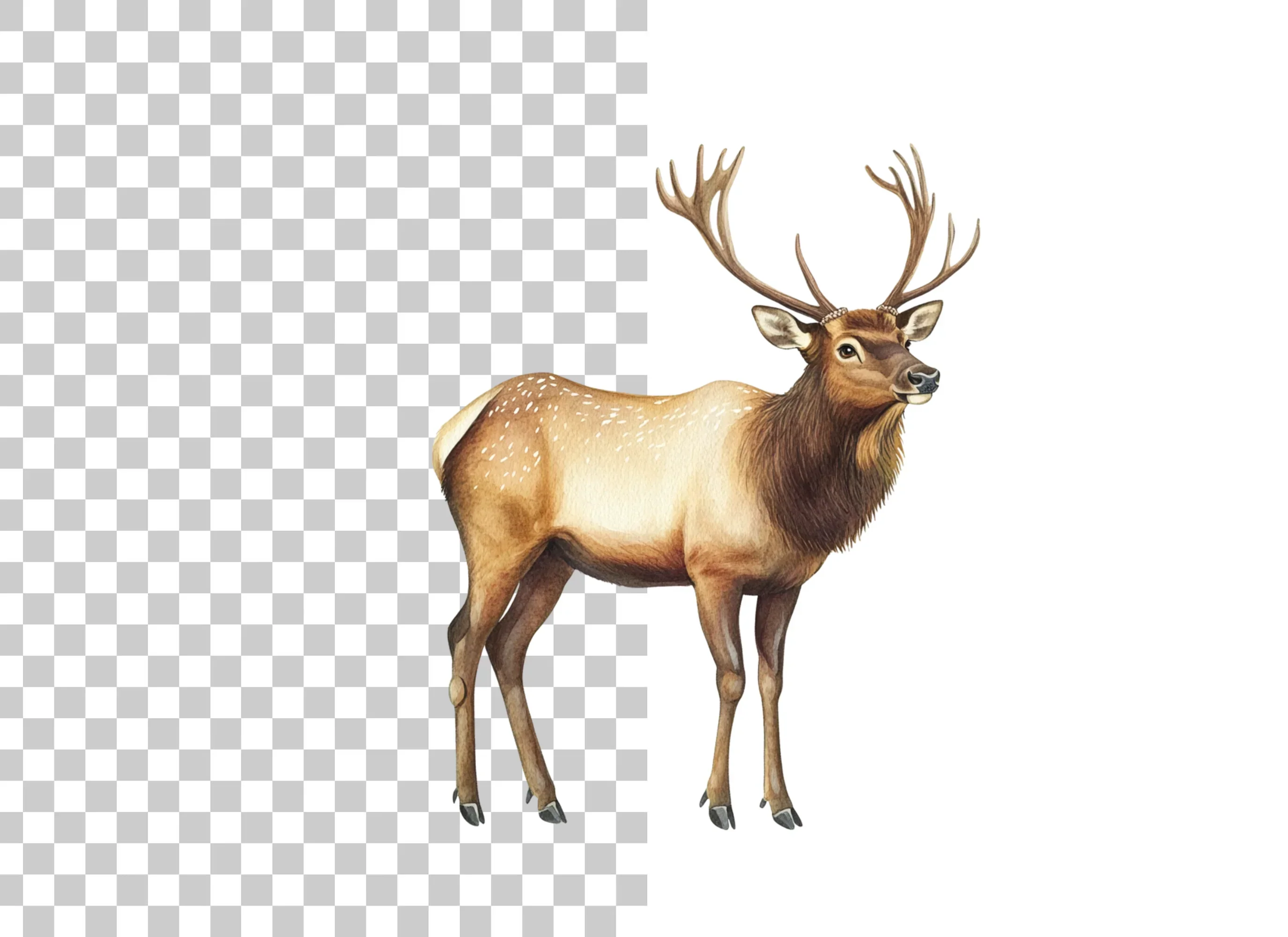Majestic Elk Clipart Bundle - Image 6