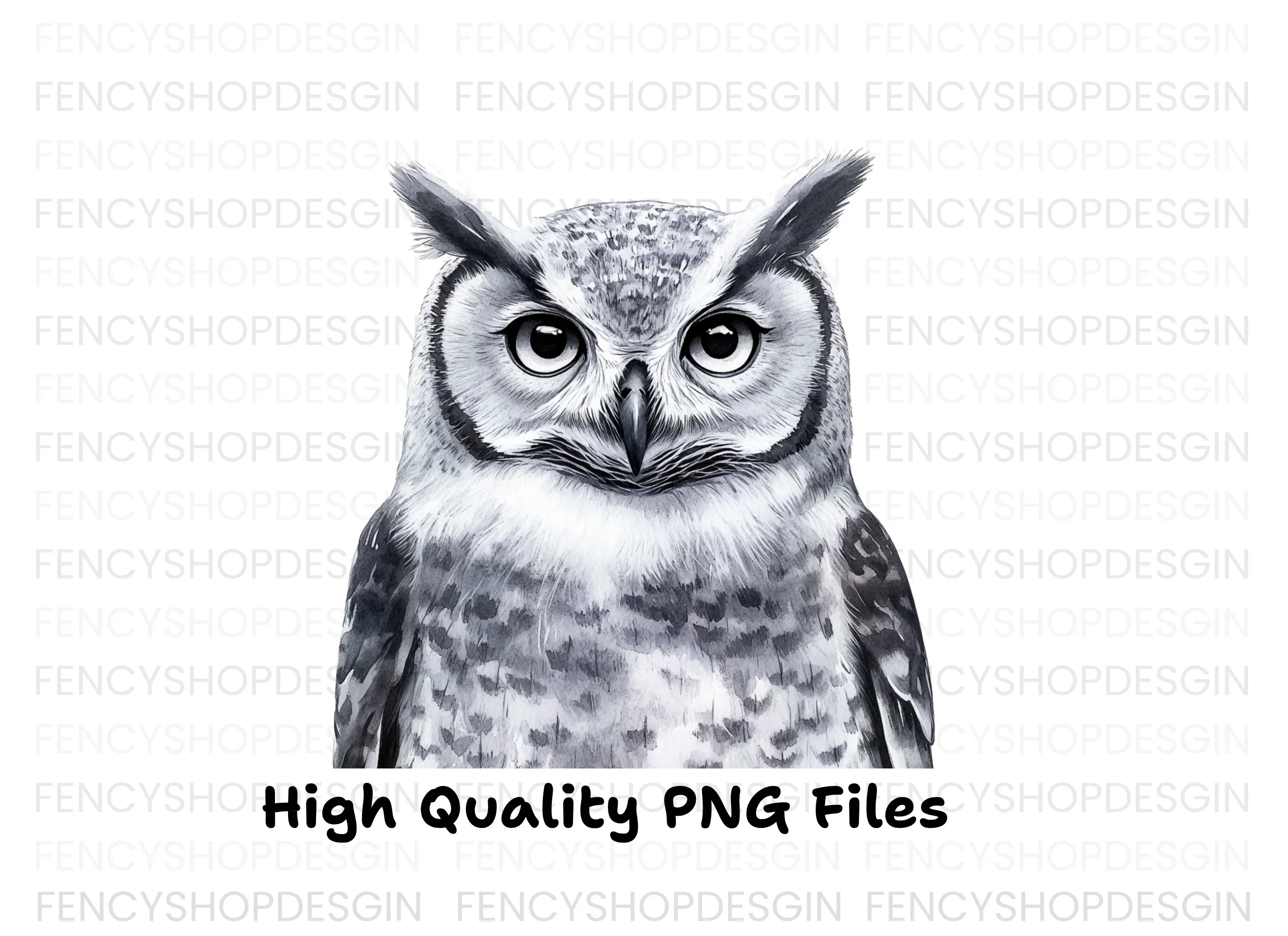 Majestic Horned Owl Clipart Bundle - Image 3