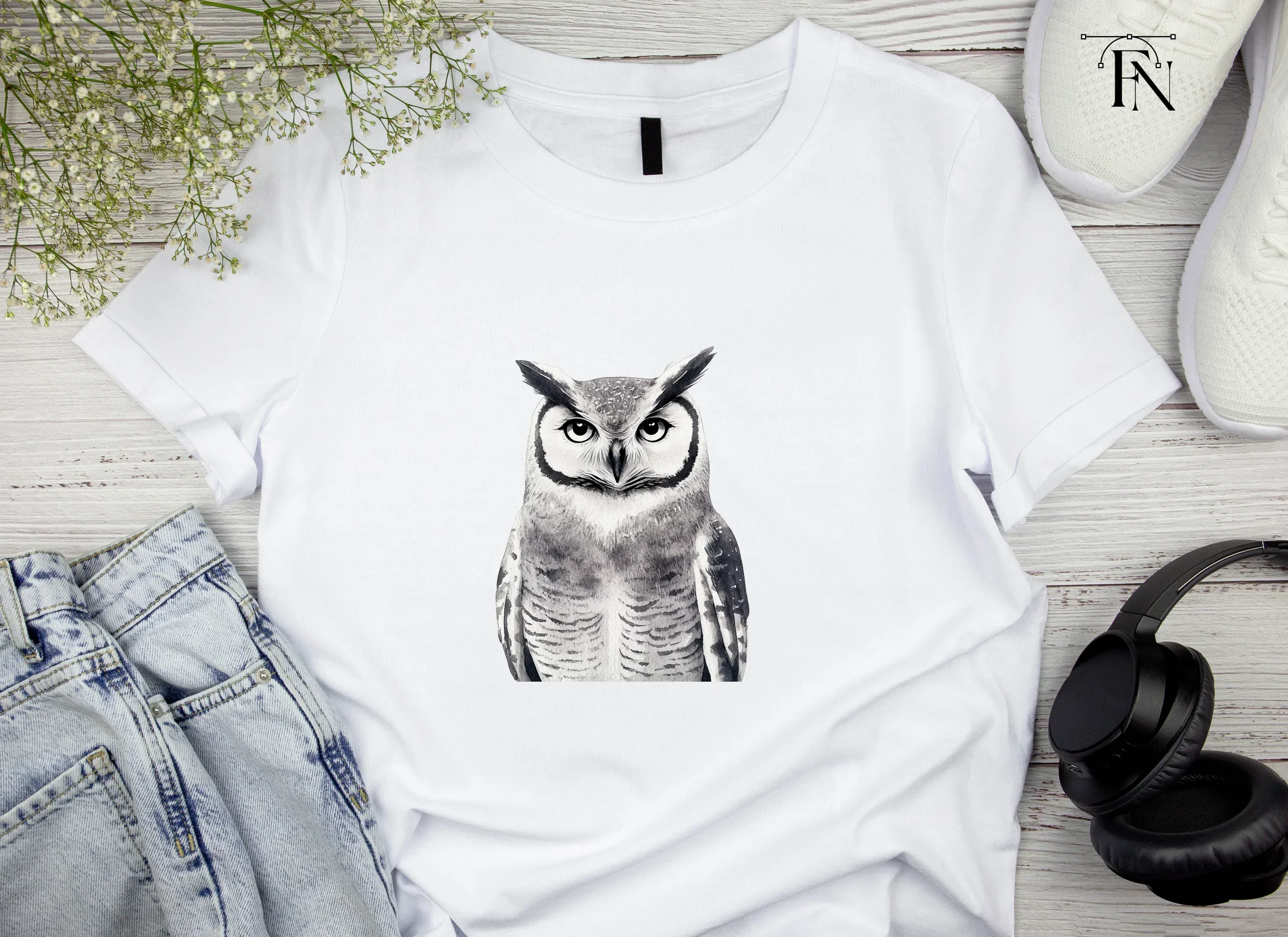 Majestic Horned Owl Clipart Bundle - Image 4