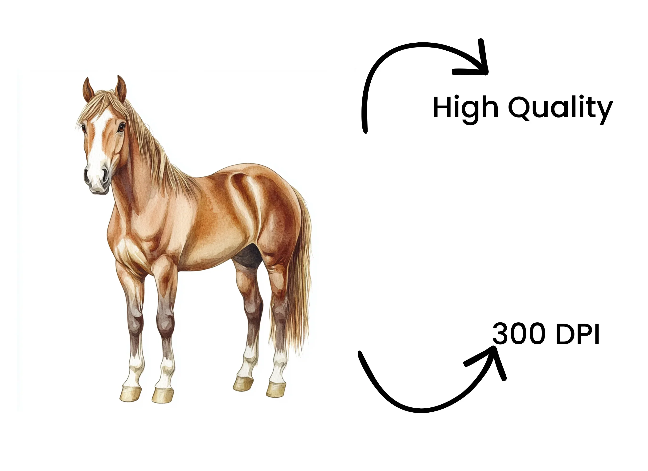 Majestic Horse Breeds Clipart Bundle - Image 4