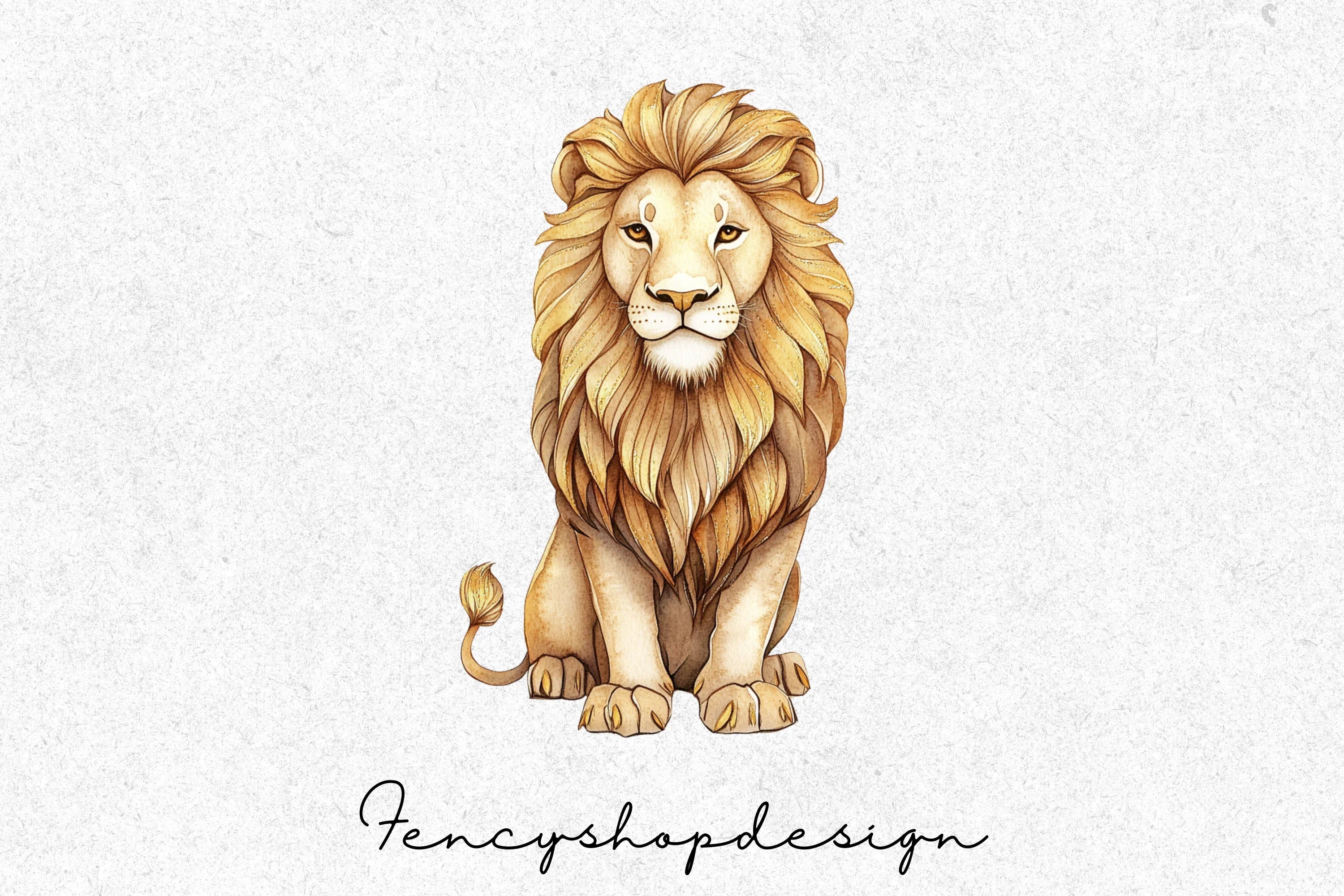 Majestic Lion Clipart Bundle - Image 4