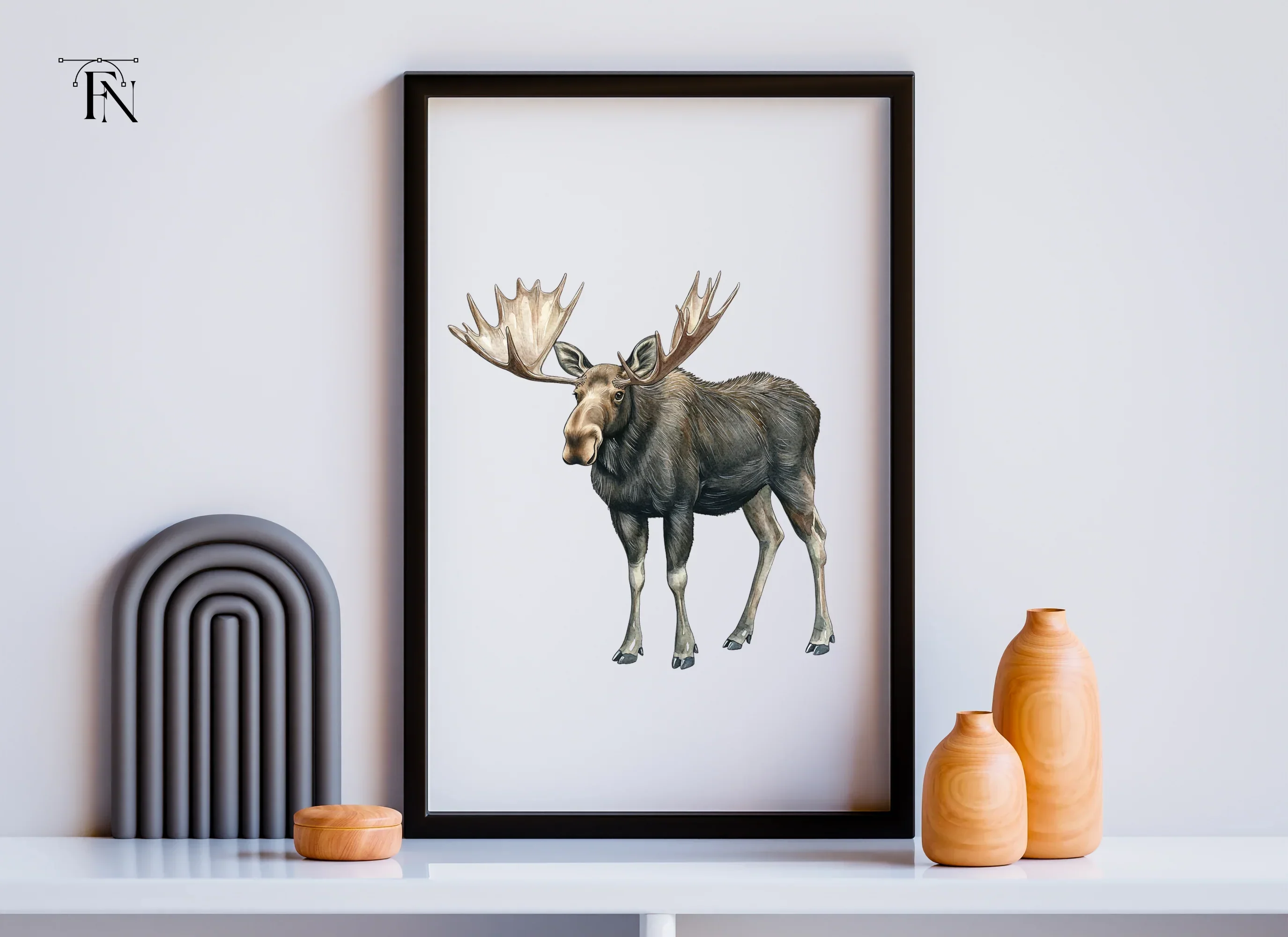Majestic Moose Clipart Bundle - Image 6