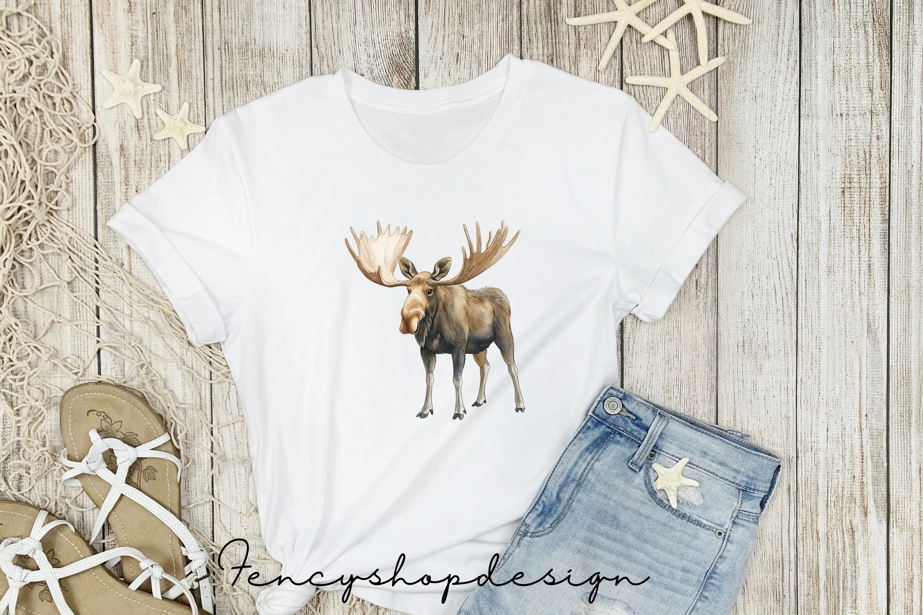 Majestic Moose Clipart Bundle - Image 6