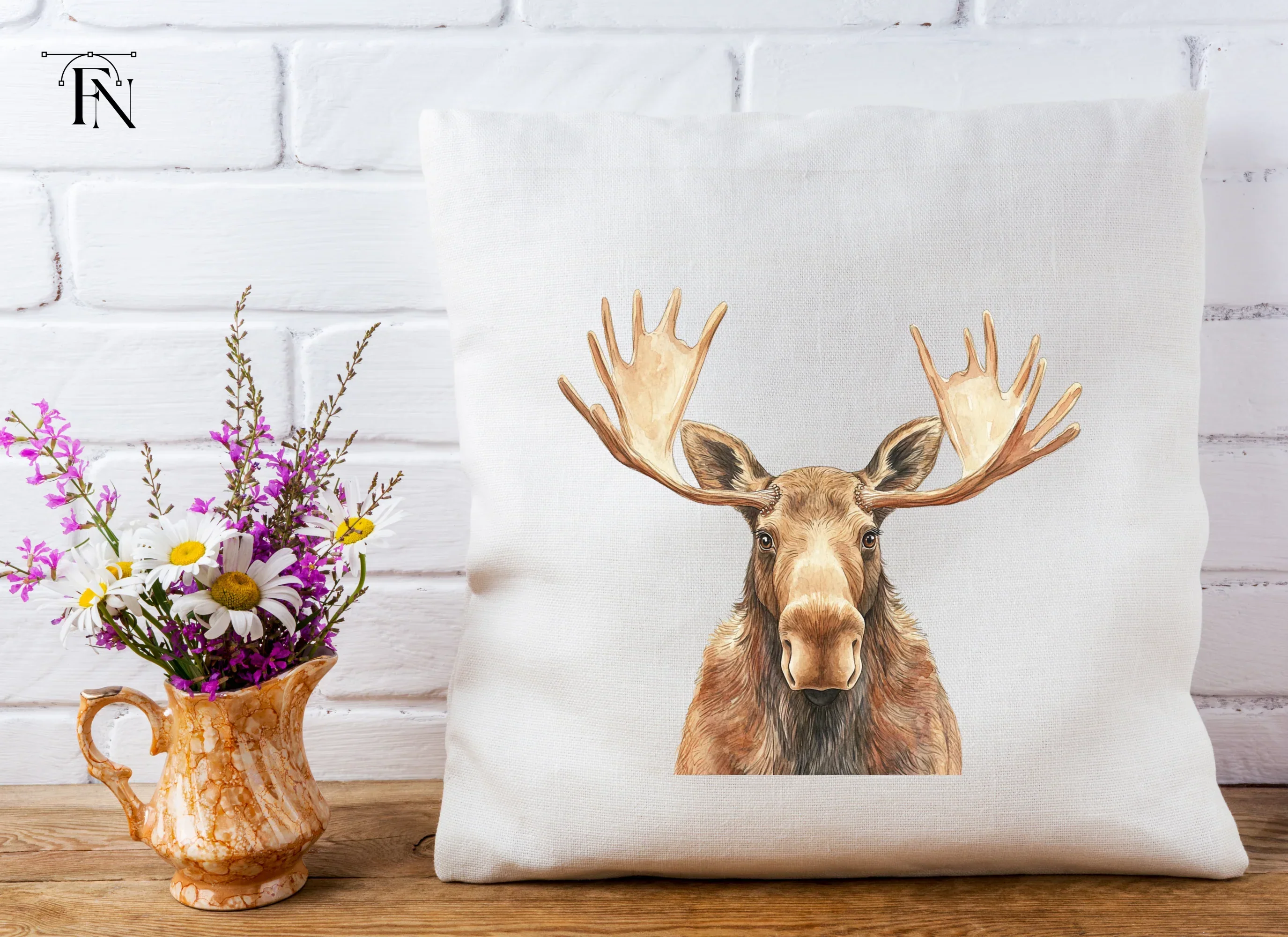 Majestic Moose Head Clipart Bundle - Image 4