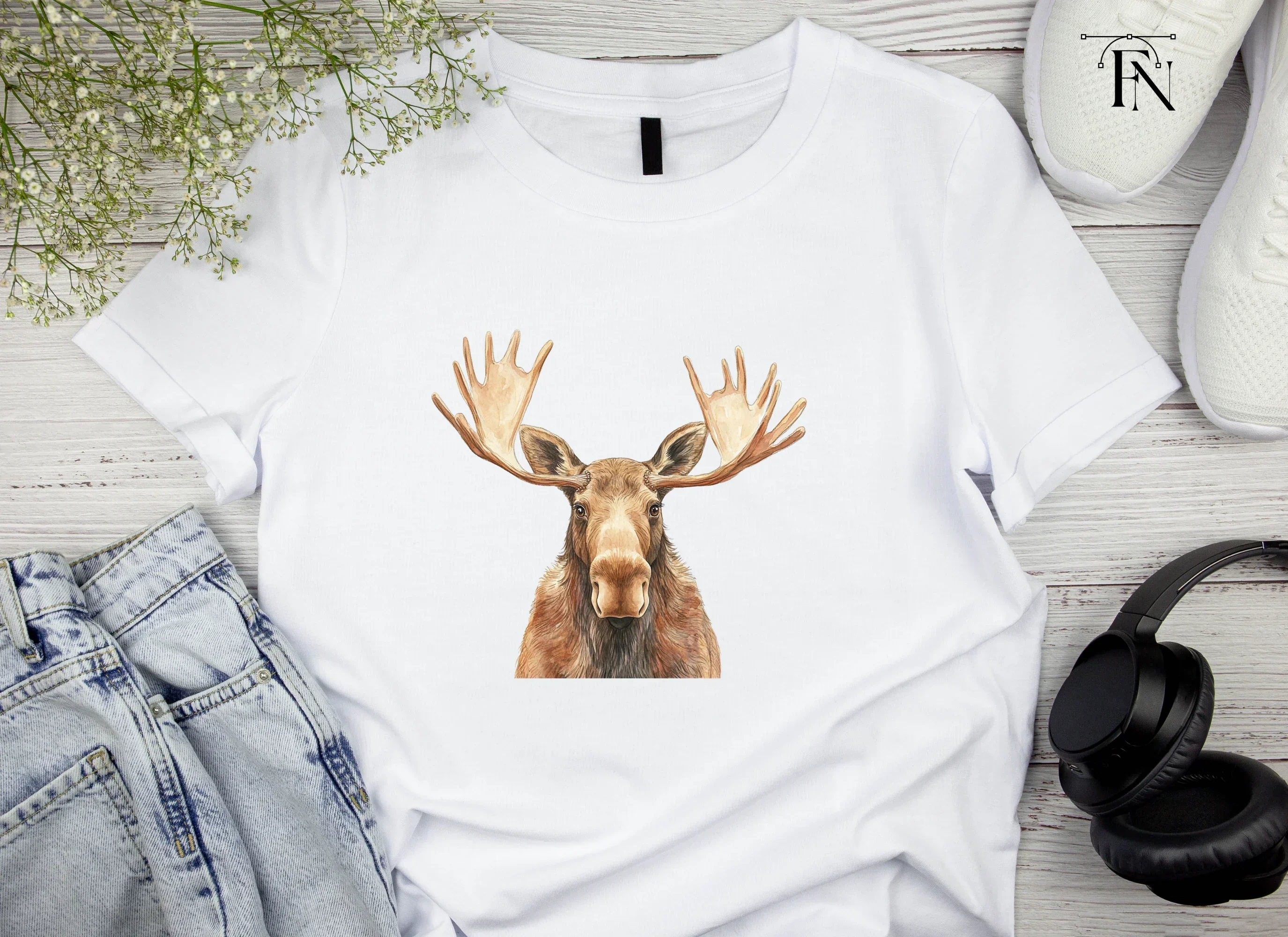 Majestic Moose Head Clipart Bundle - Image 5