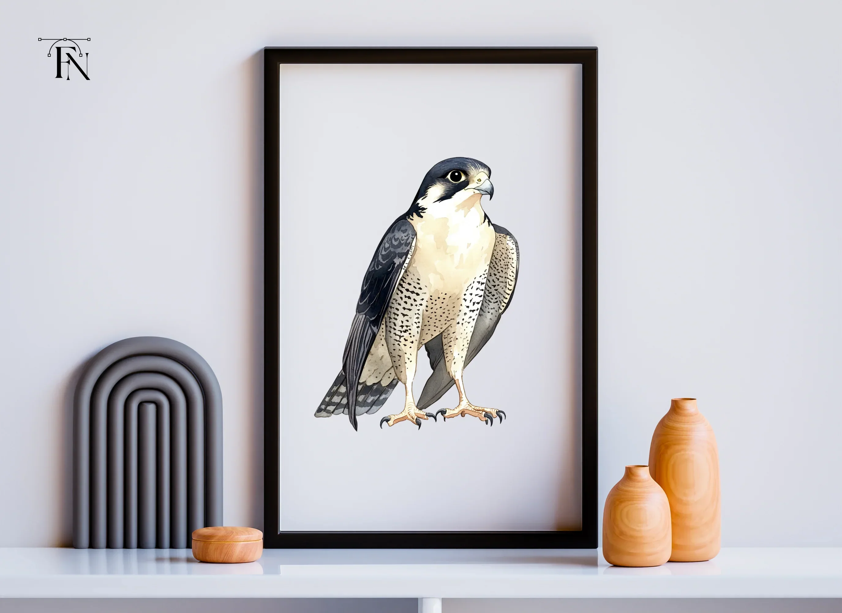 Majestic Peregrine Falcon Clipart Bundle - Image 4