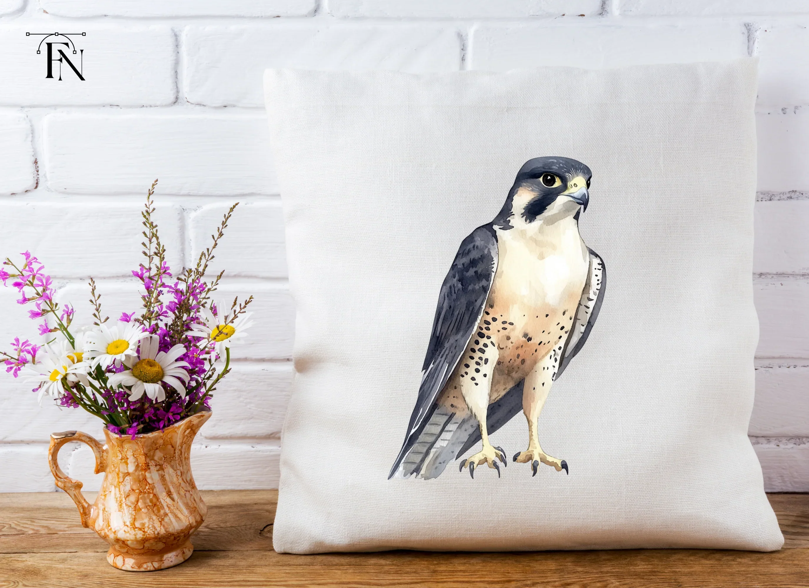Majestic Peregrine Falcon Clipart Bundle - Image 5