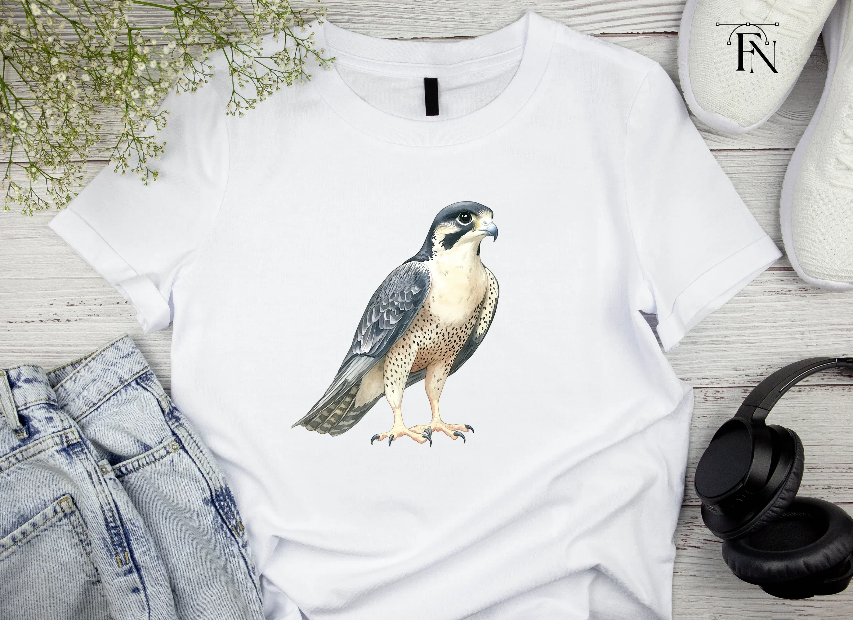 Majestic Peregrine Falcon Clipart Bundle - Image 6