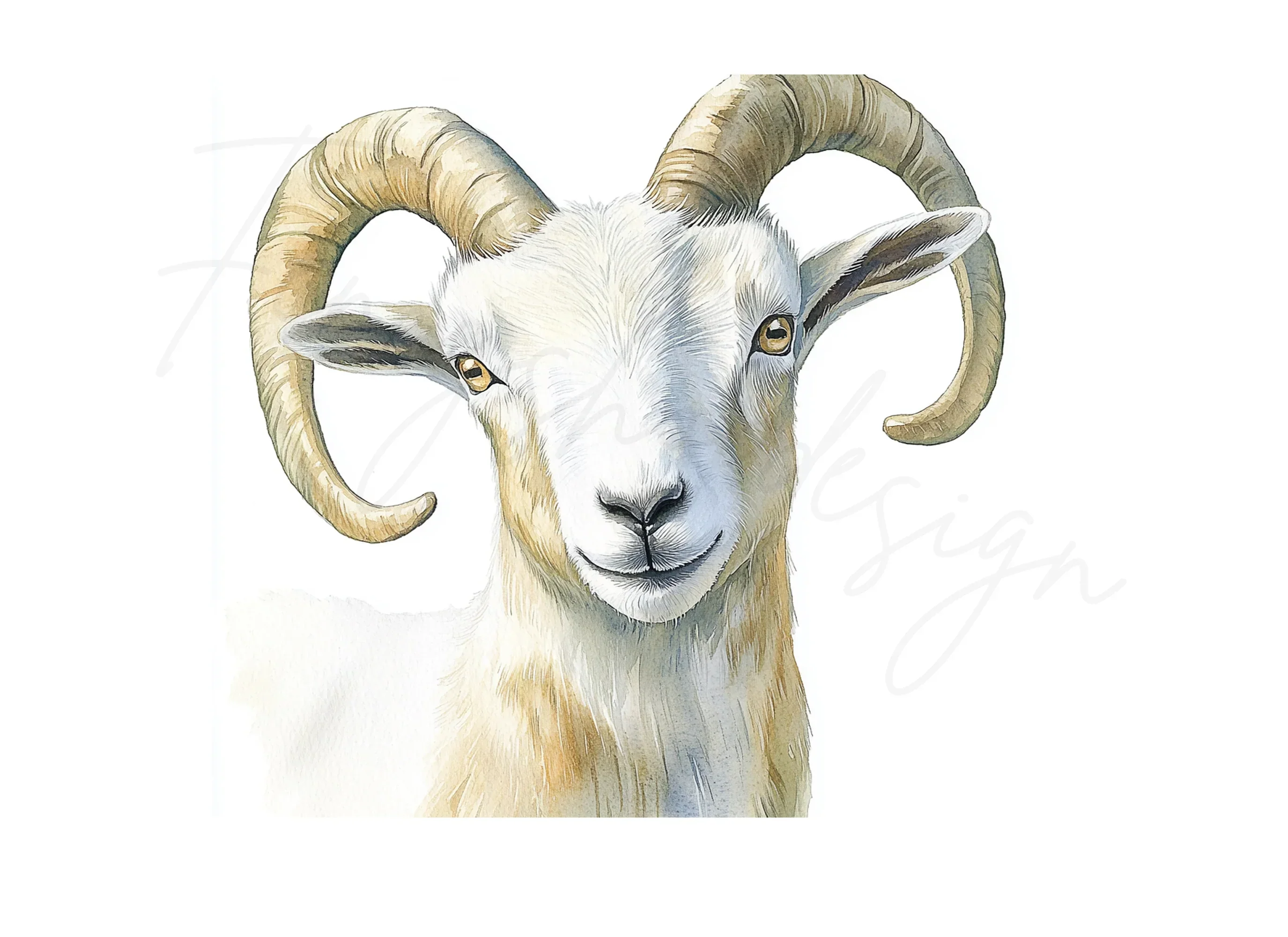 Majestic Ram Head Clipart Bundle - Image 3