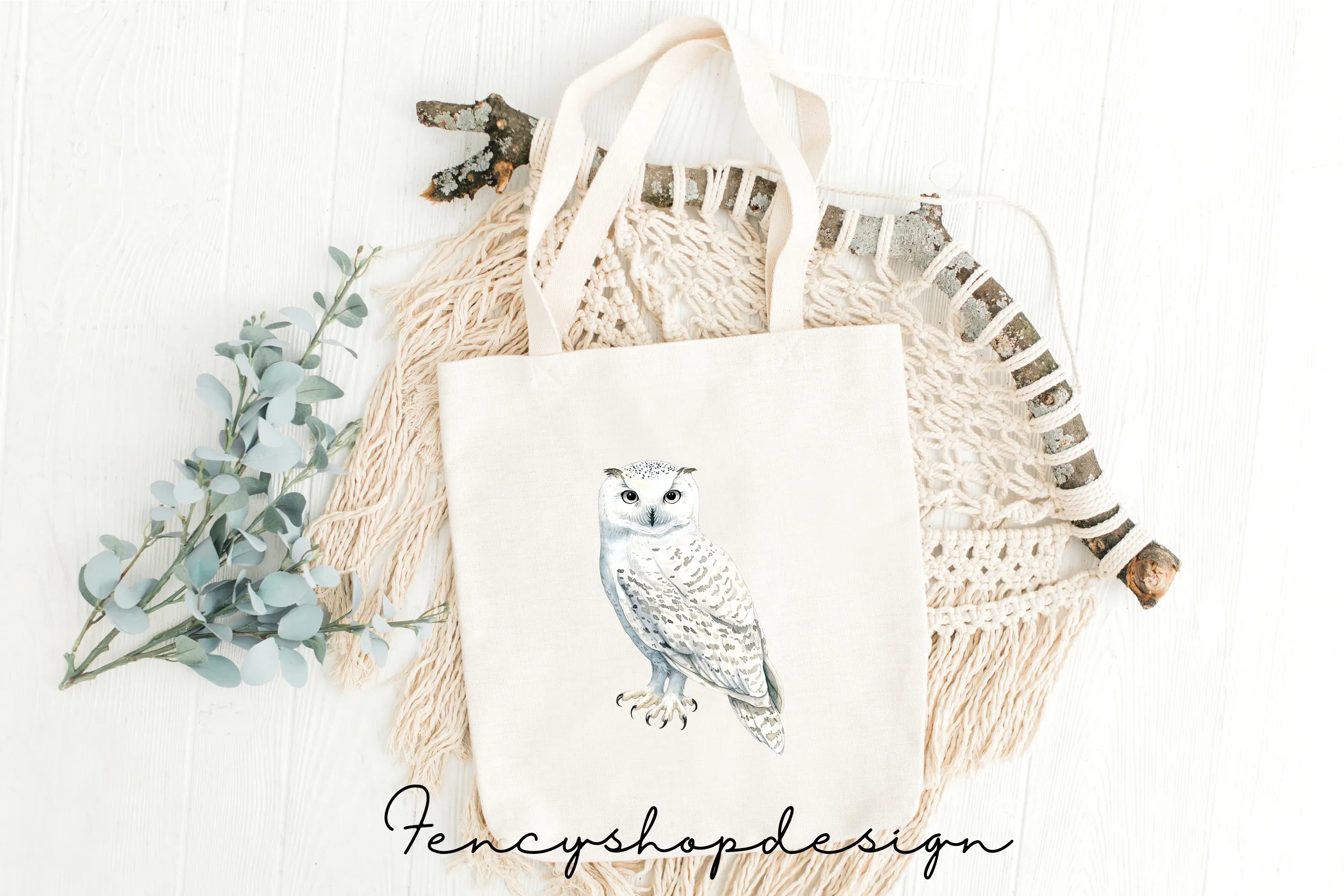 Majestic Snowy Owl Clipart Bundle - Image 3