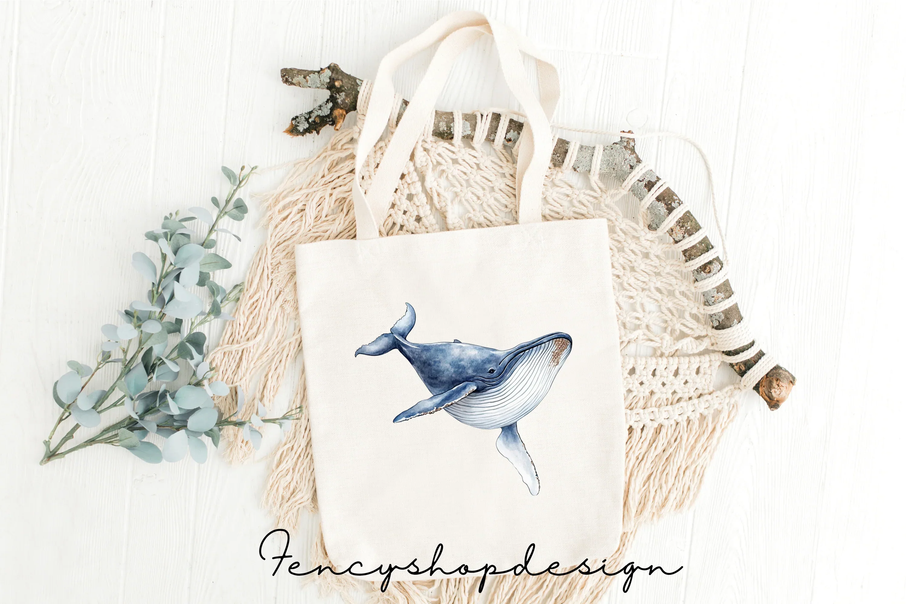 Majestic Whale Clipart Bundle - Image 8