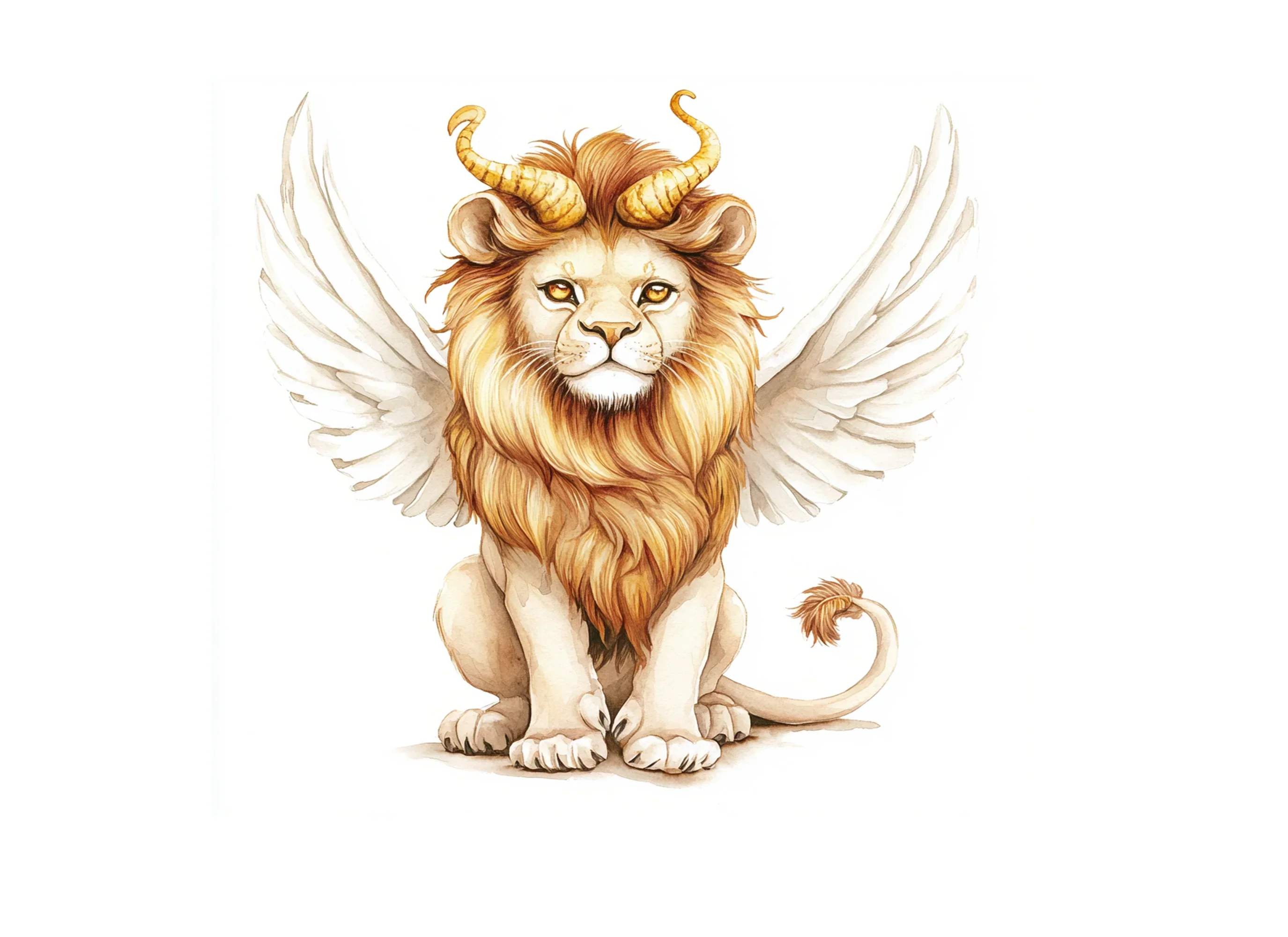 Majestic Winged Lion Clipart Bundle - Image 2