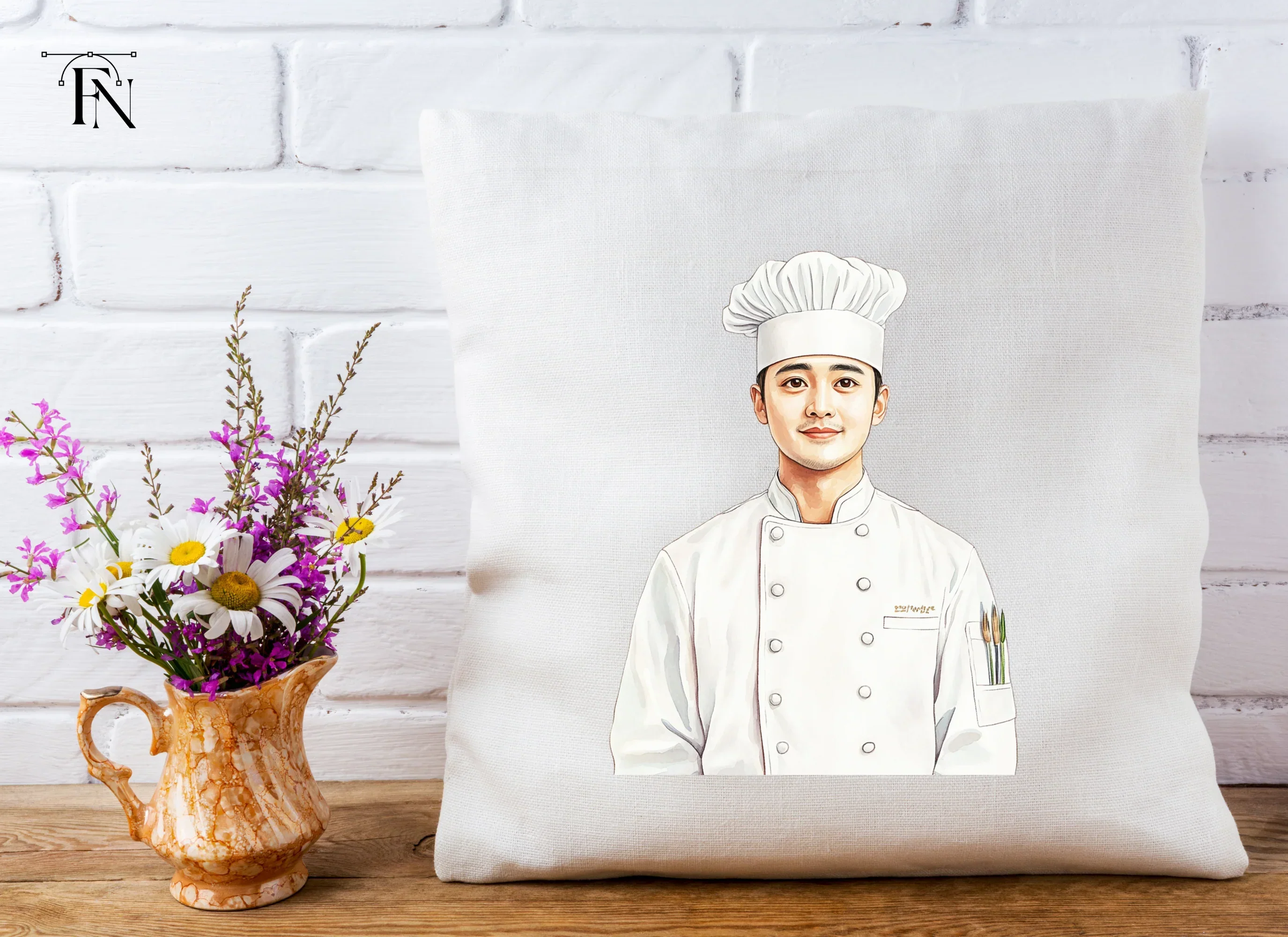 Male Chef Portrait Clipart Bundle - Image 5