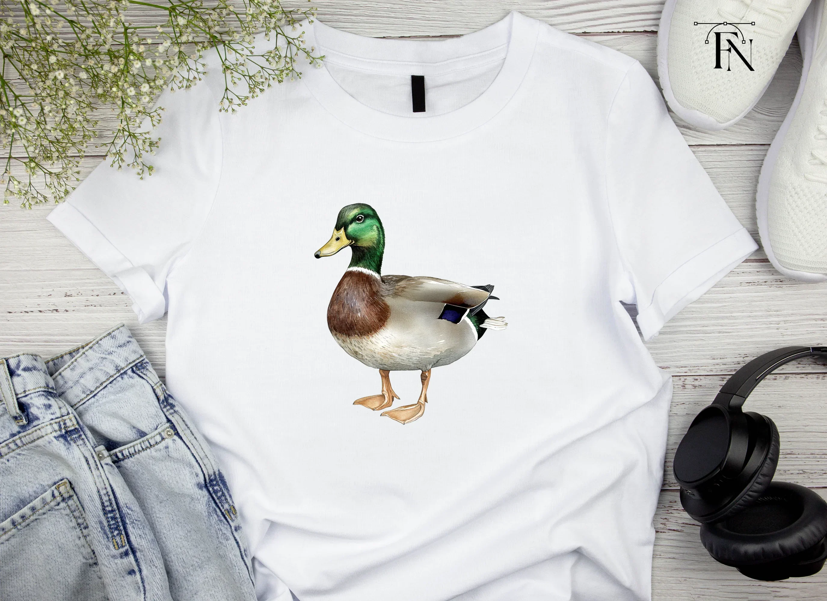 Mallard Duck Male Clipart Bundle - Image 4
