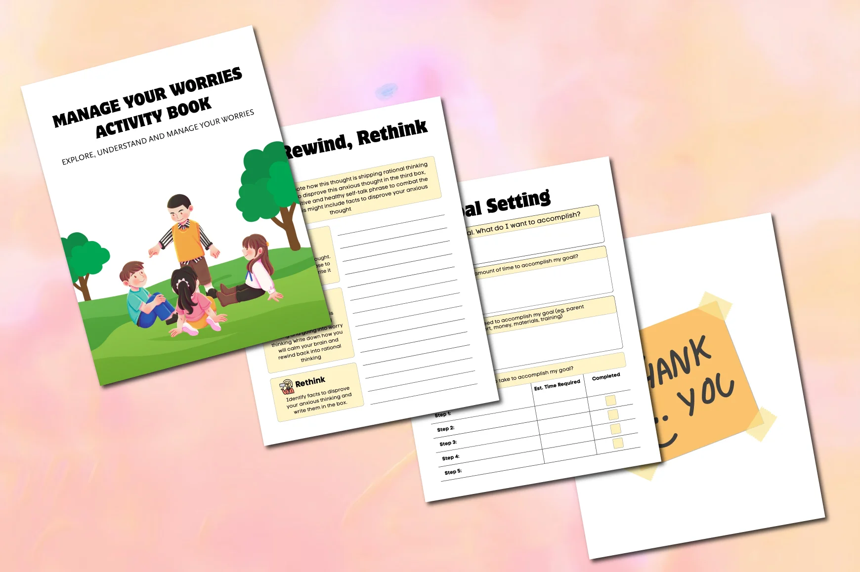 Manage Your Worries Activity Planner - Image 3