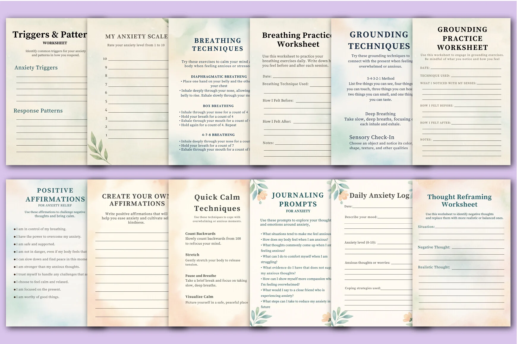 Managing Anxiety Workbook - Image 3