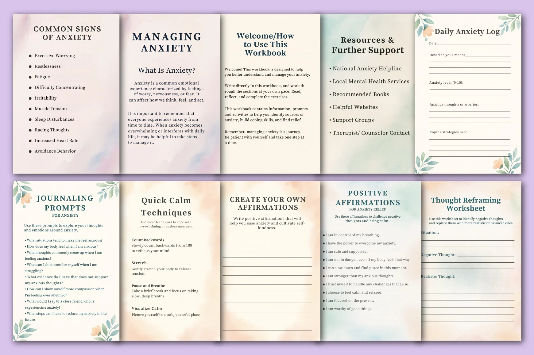 Managing Anxiety Workbook - Image 4