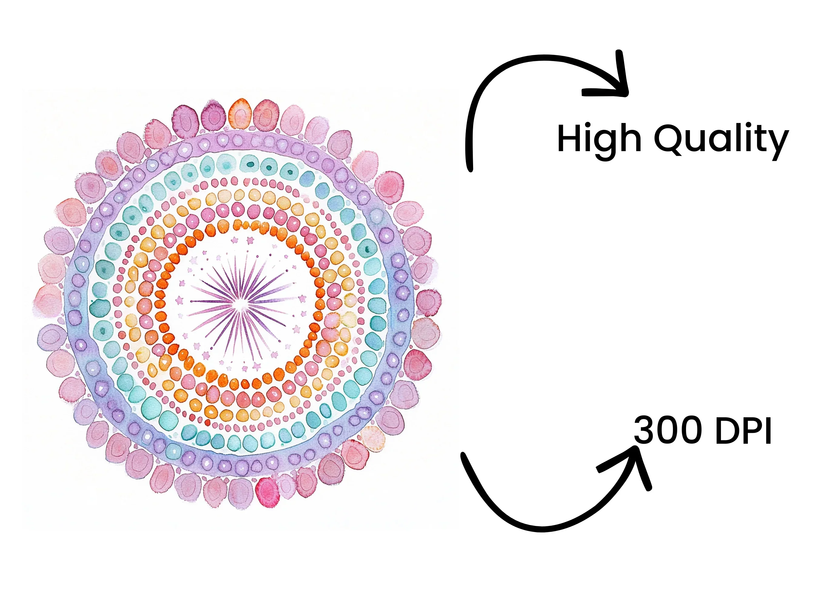 Mandala Circles Clipart Bundle - Image 4