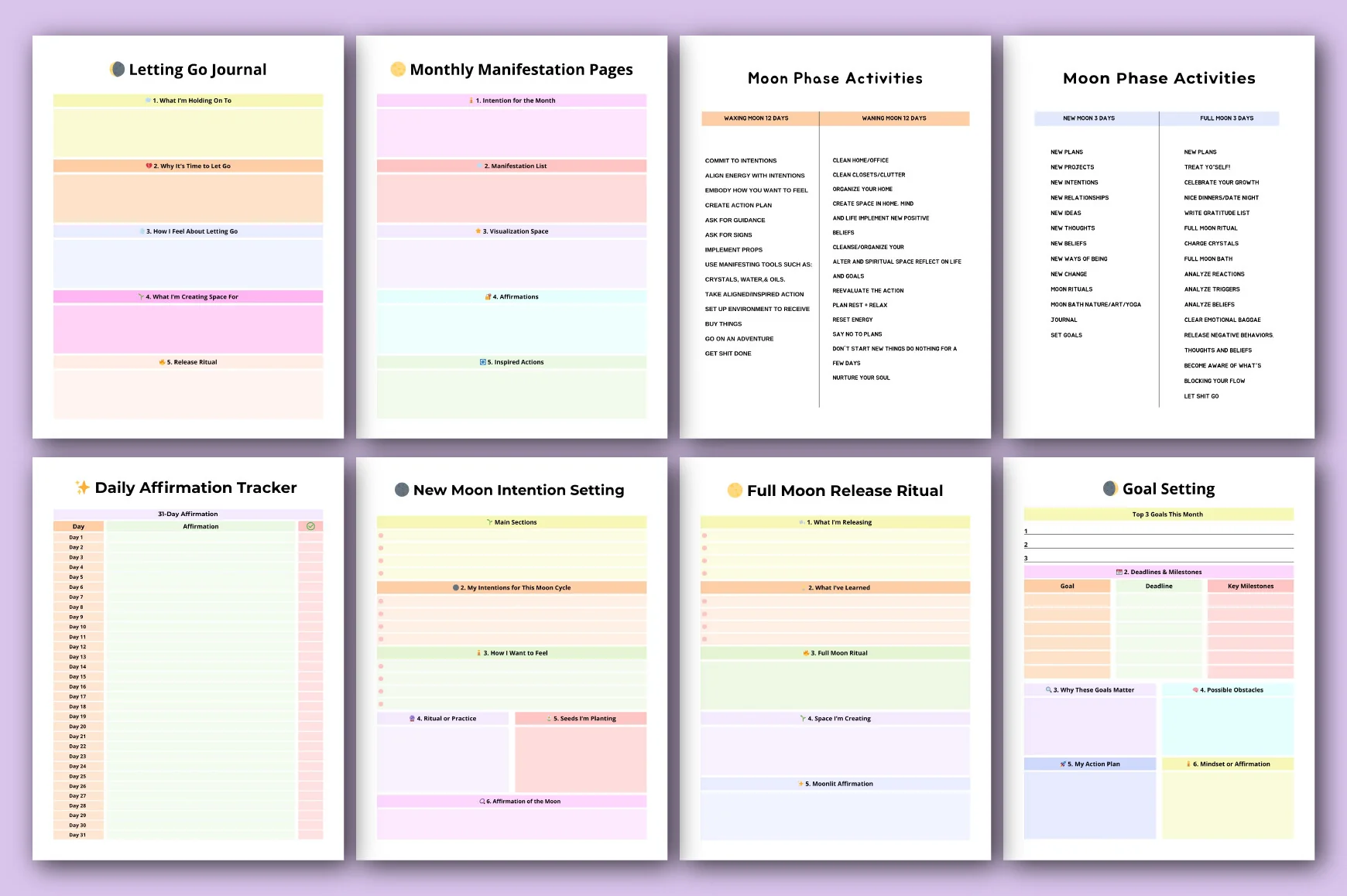 Manifestation Moon Cycle Planner - Image 3