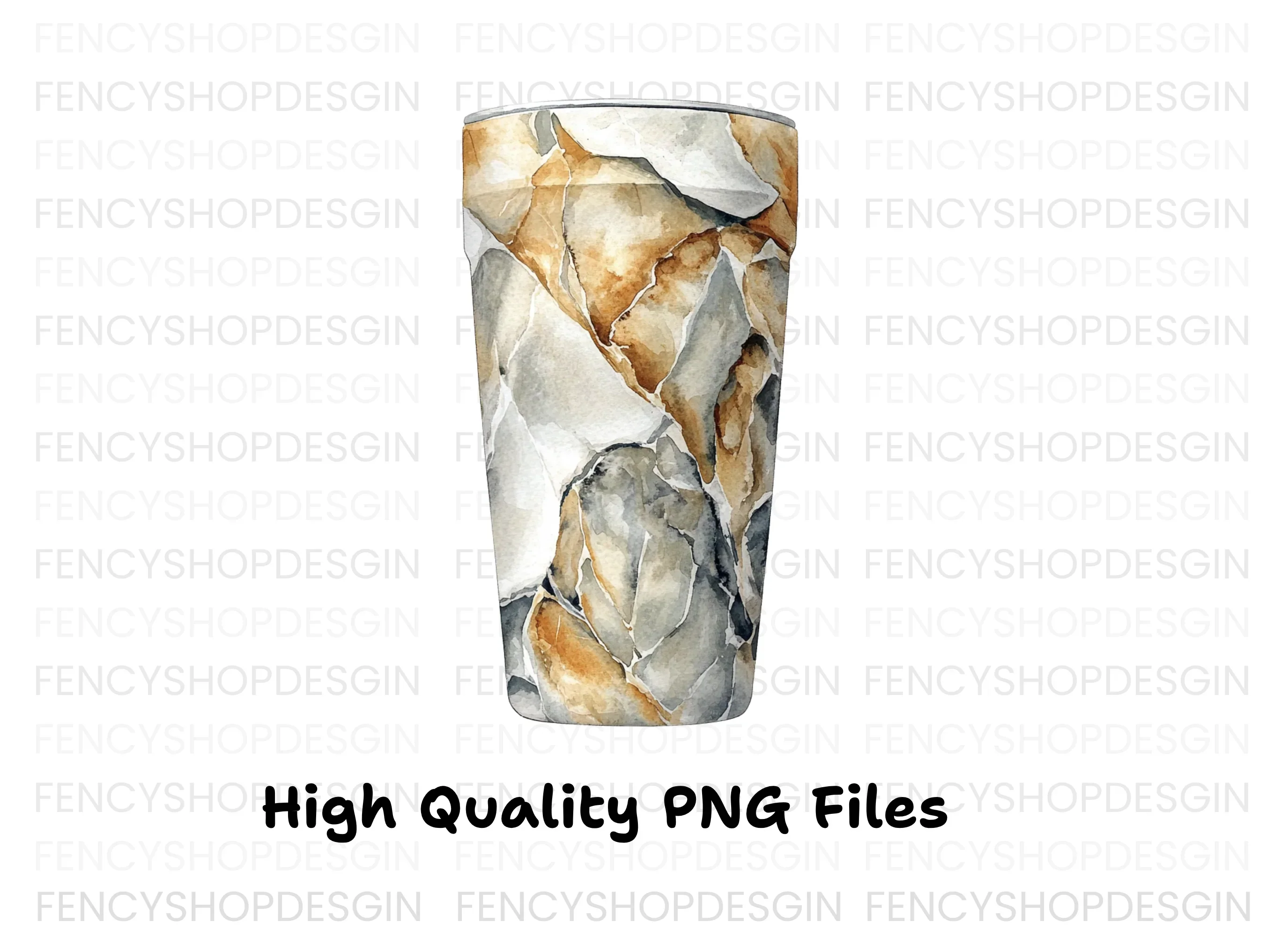 Marble Tumbler Clipart Bundle - Image 3