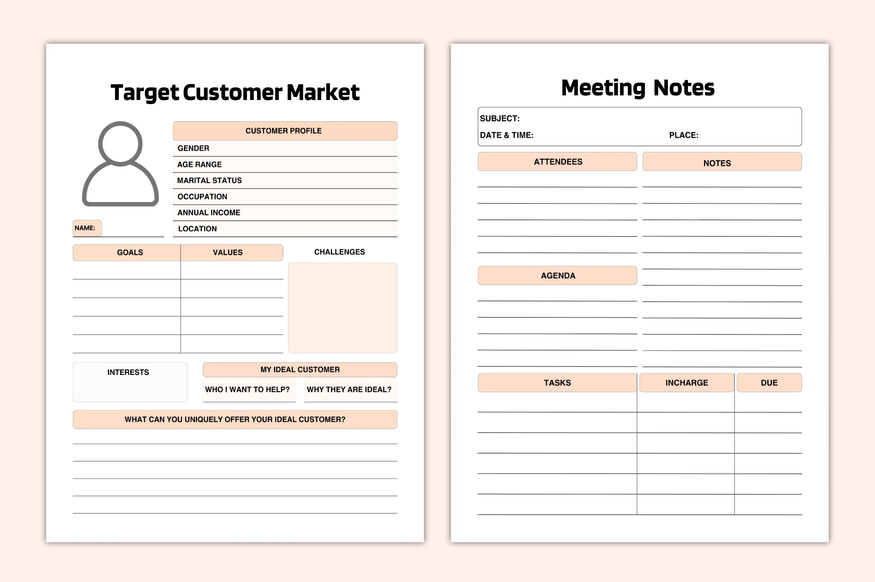 Marketing Strategy Planner Template - Image 2