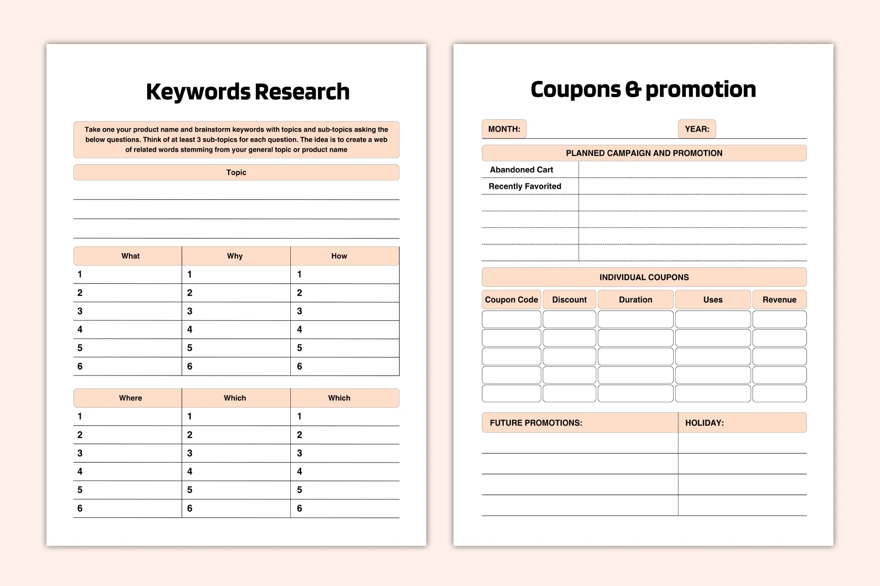 Marketing Strategy Planner Template - Image 3