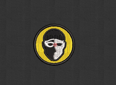 Mask Embroidery Design
