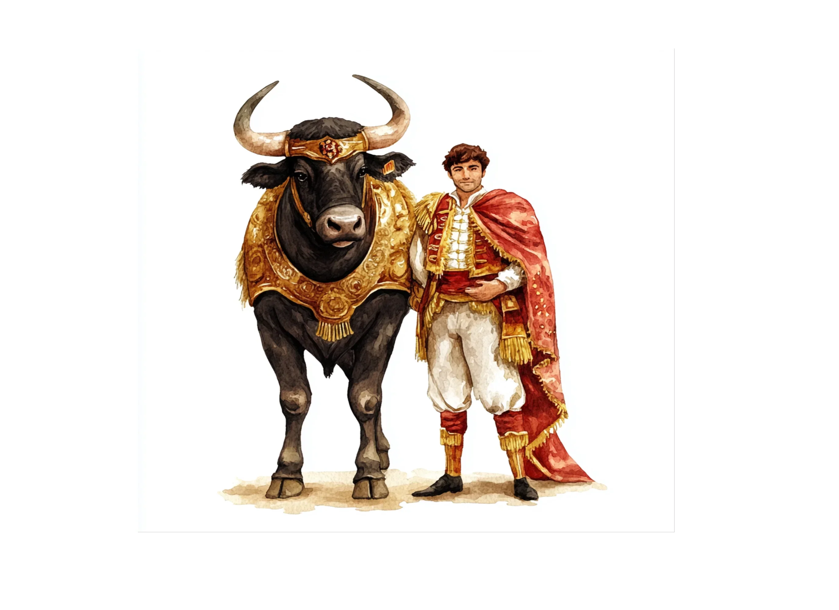 Matador and Bull Clipart Bundle - Image 2