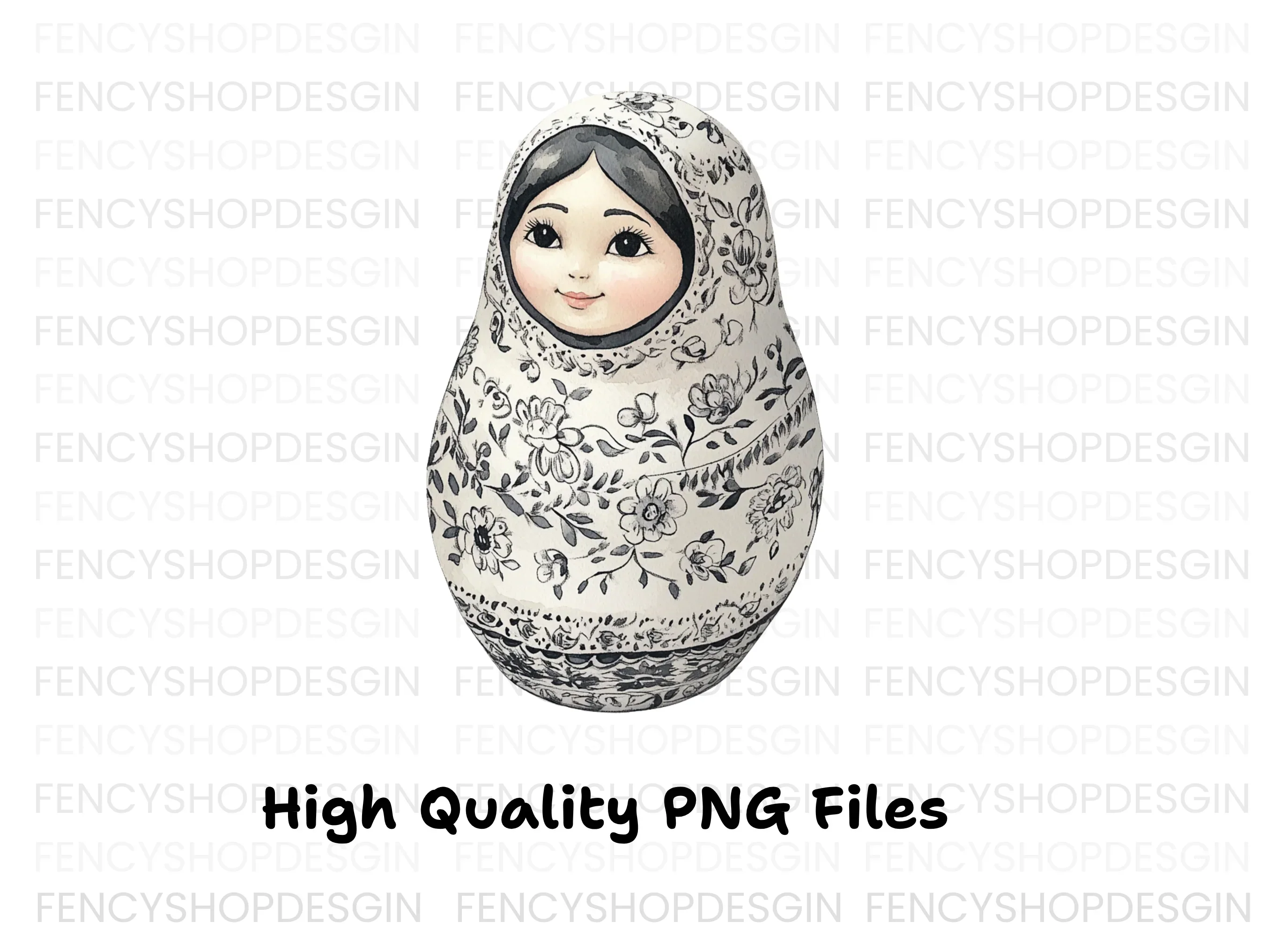 Matryoshka Doll Clipart Bundle - Image 2