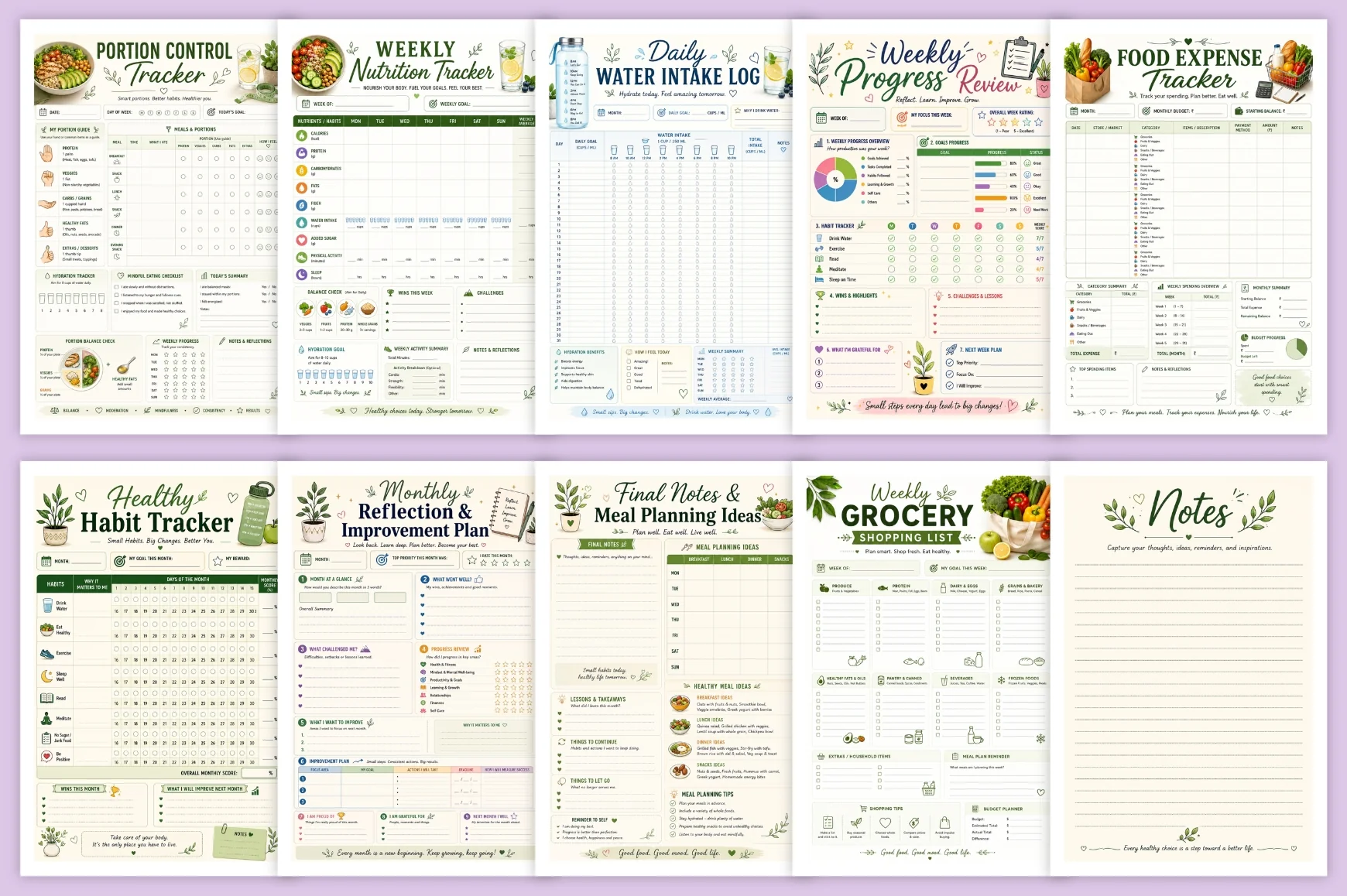 Meal Prep Weekly Food Planner - Image 3