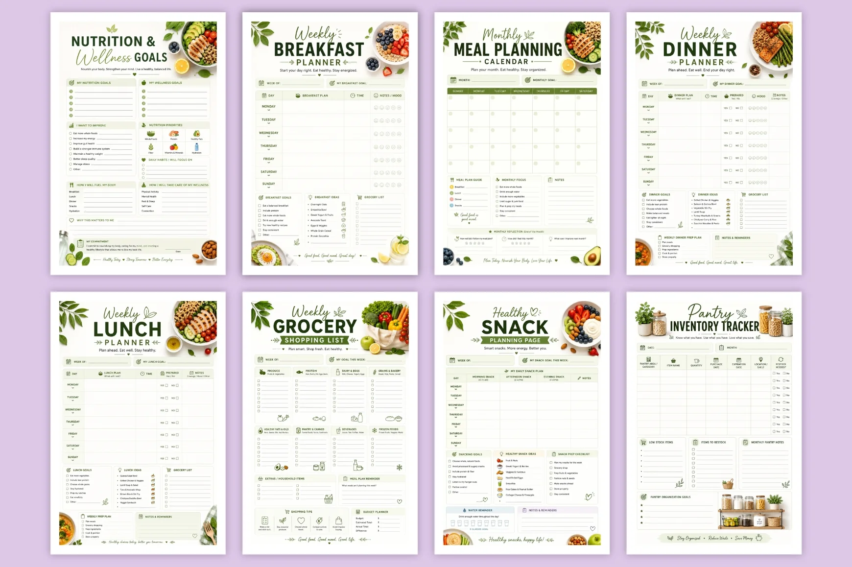 Meal Prep Weekly Food Planner - Image 4