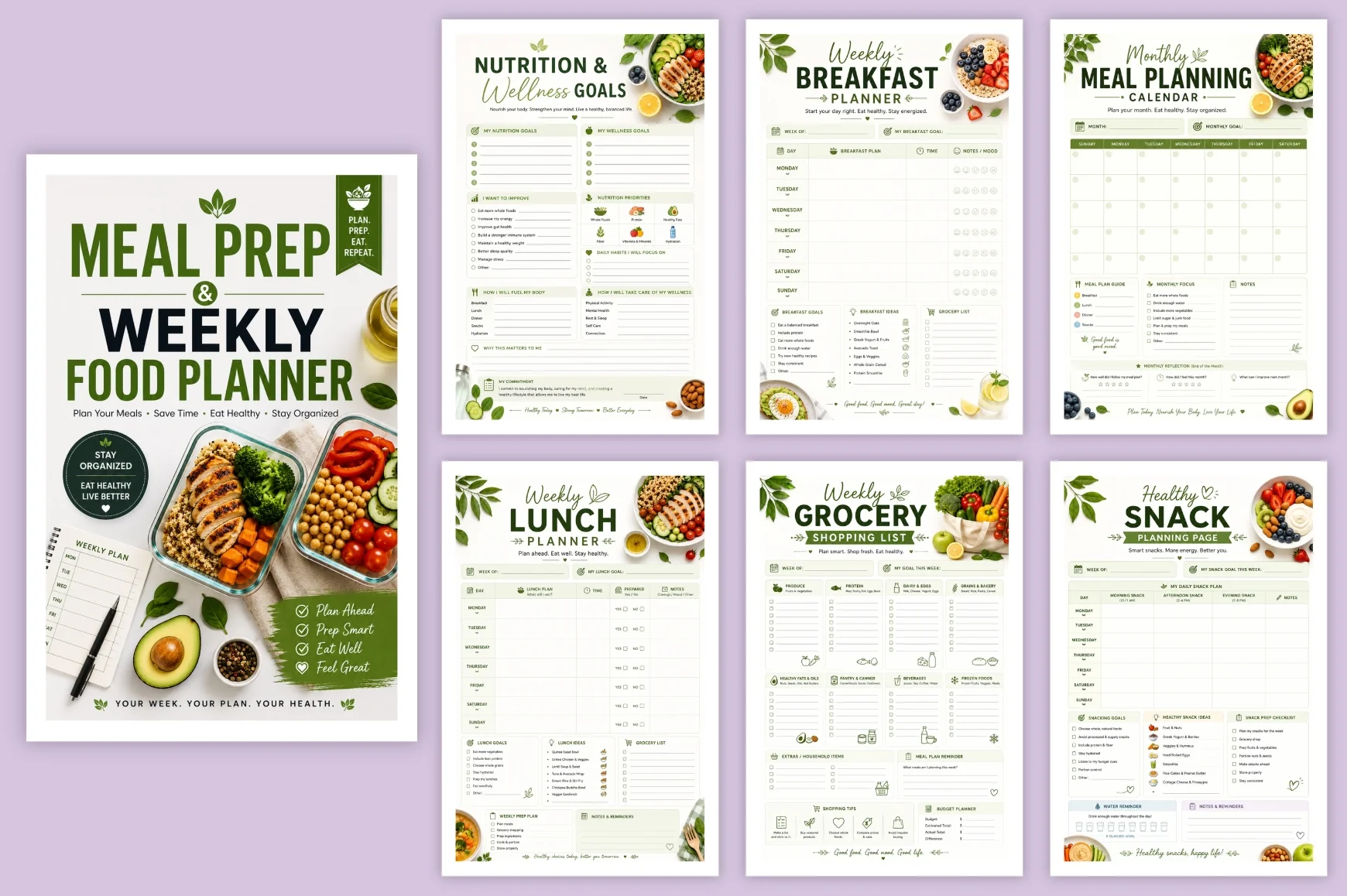 Meal Prep Weekly Food Planner - Image 5