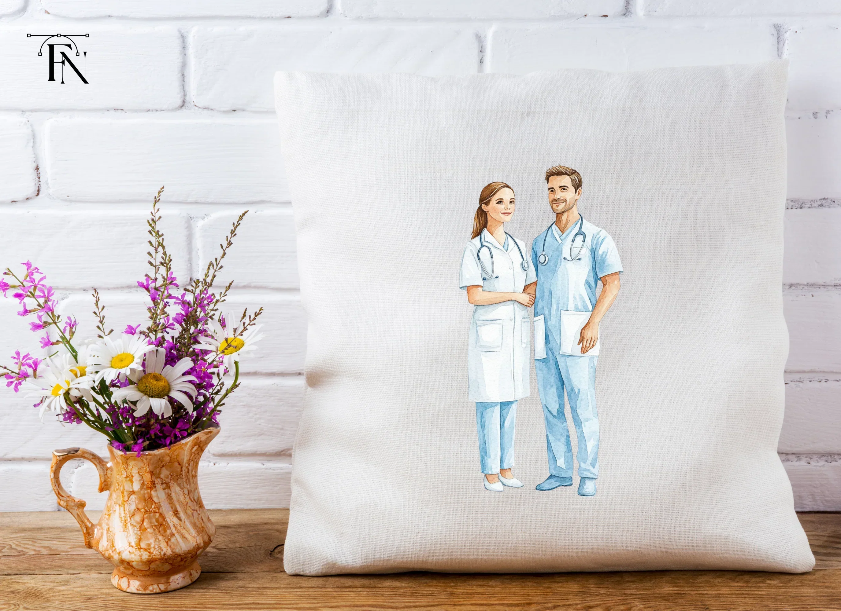 Medical Couple Clipart Bundle - Image 5