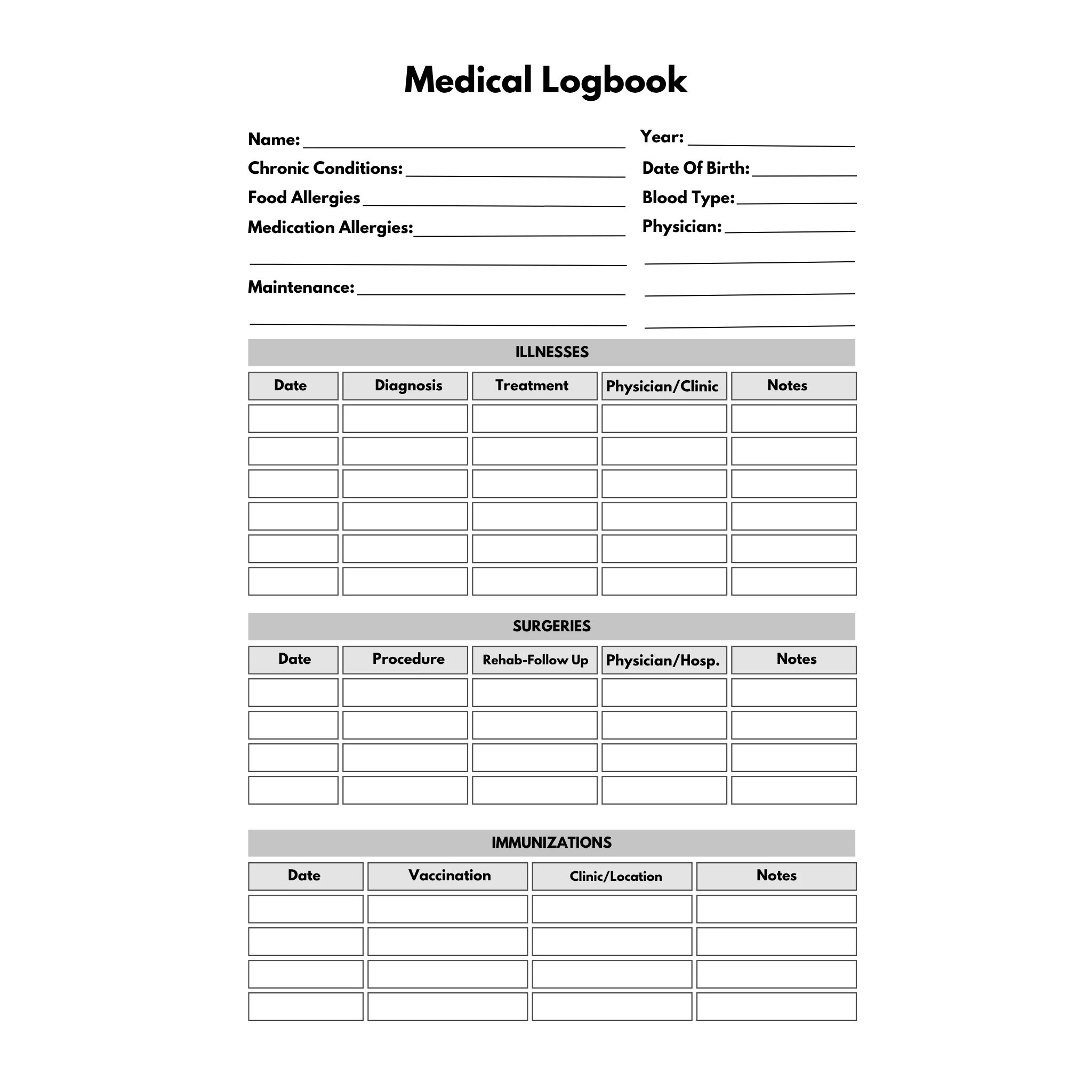 Medical Logbook Bundle - Image 2