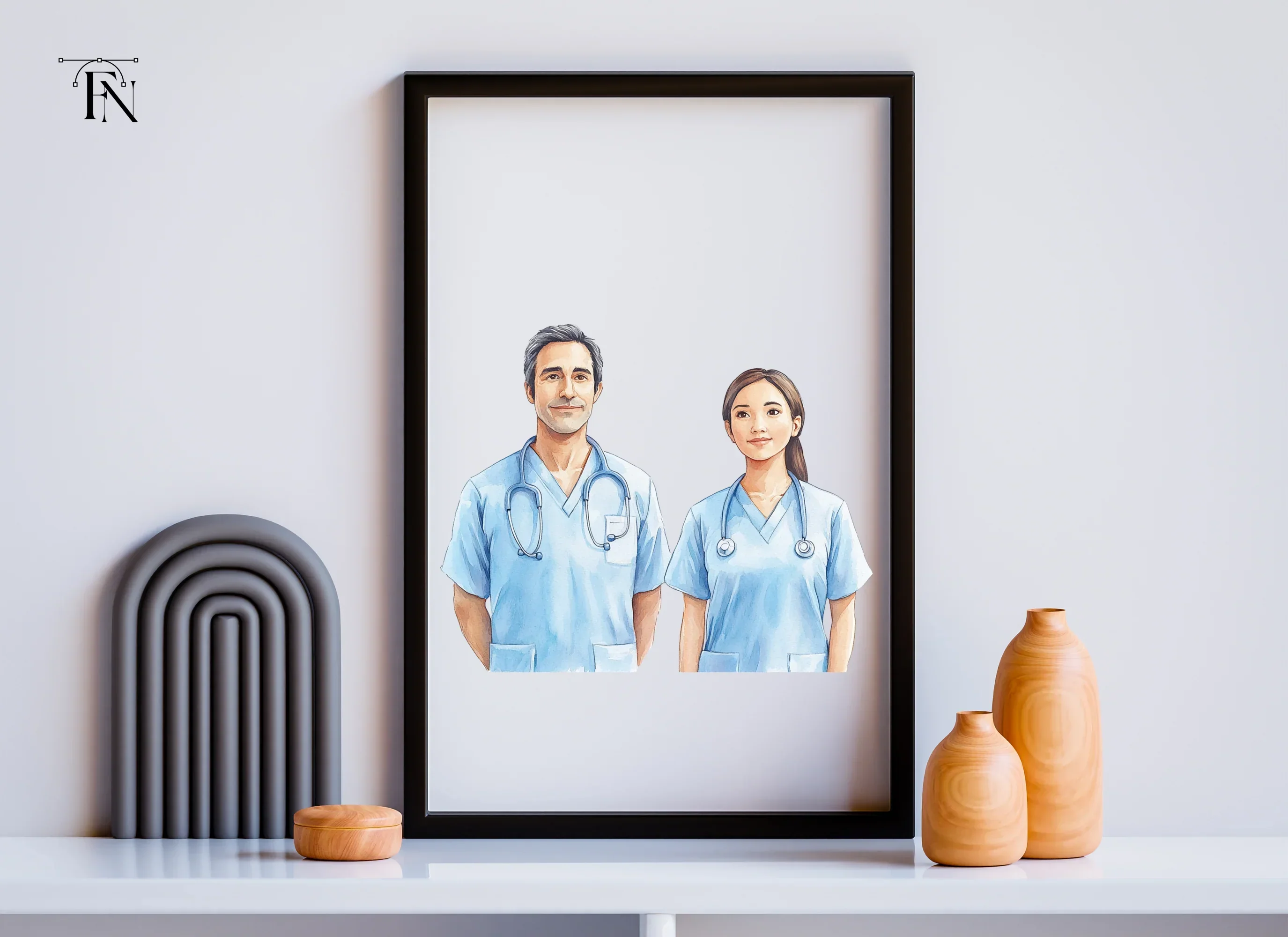 Medical Professionals Clipart Bundle - Image 3