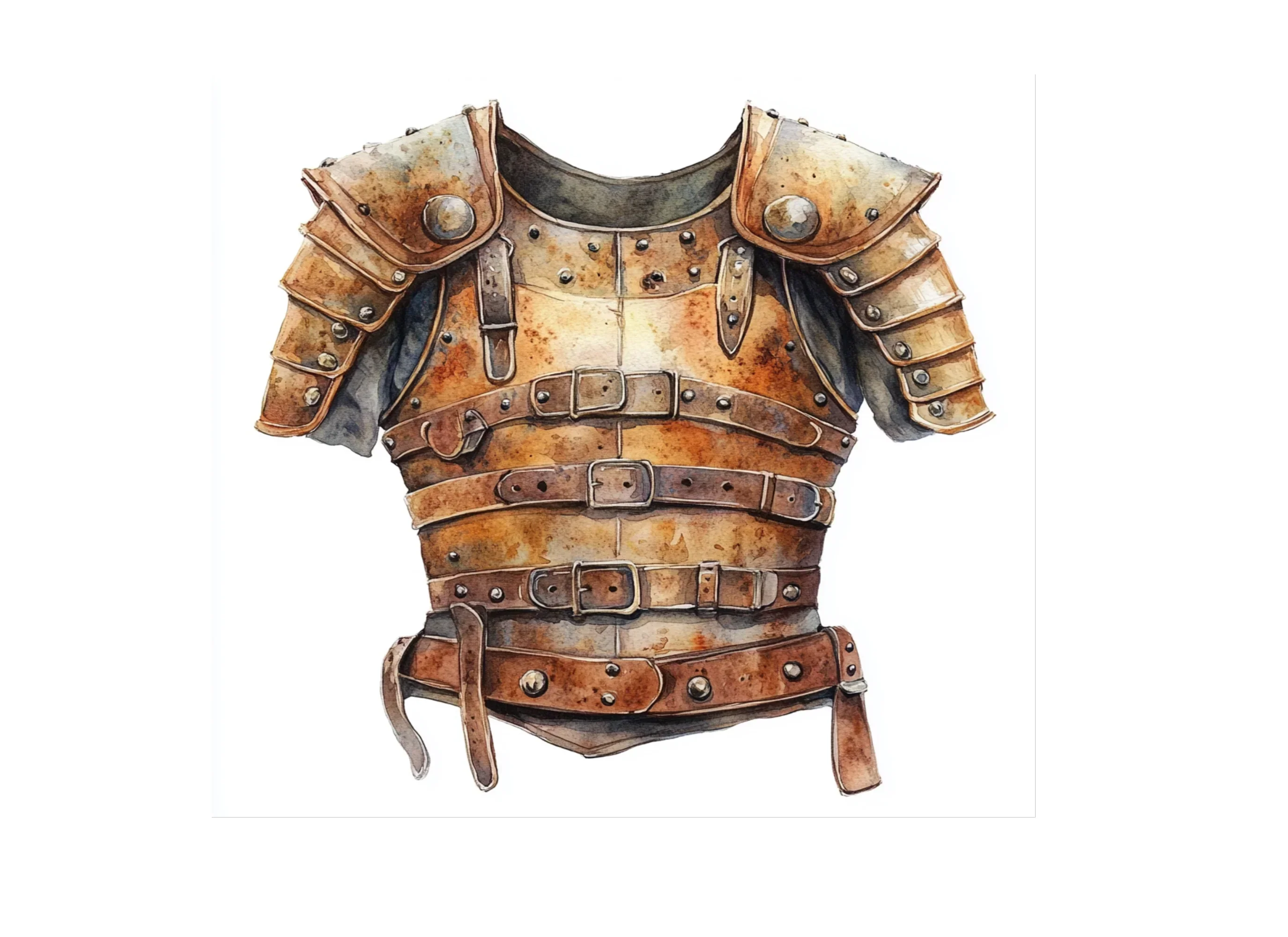 Medieval Armor Clipart Bundle - Image 3