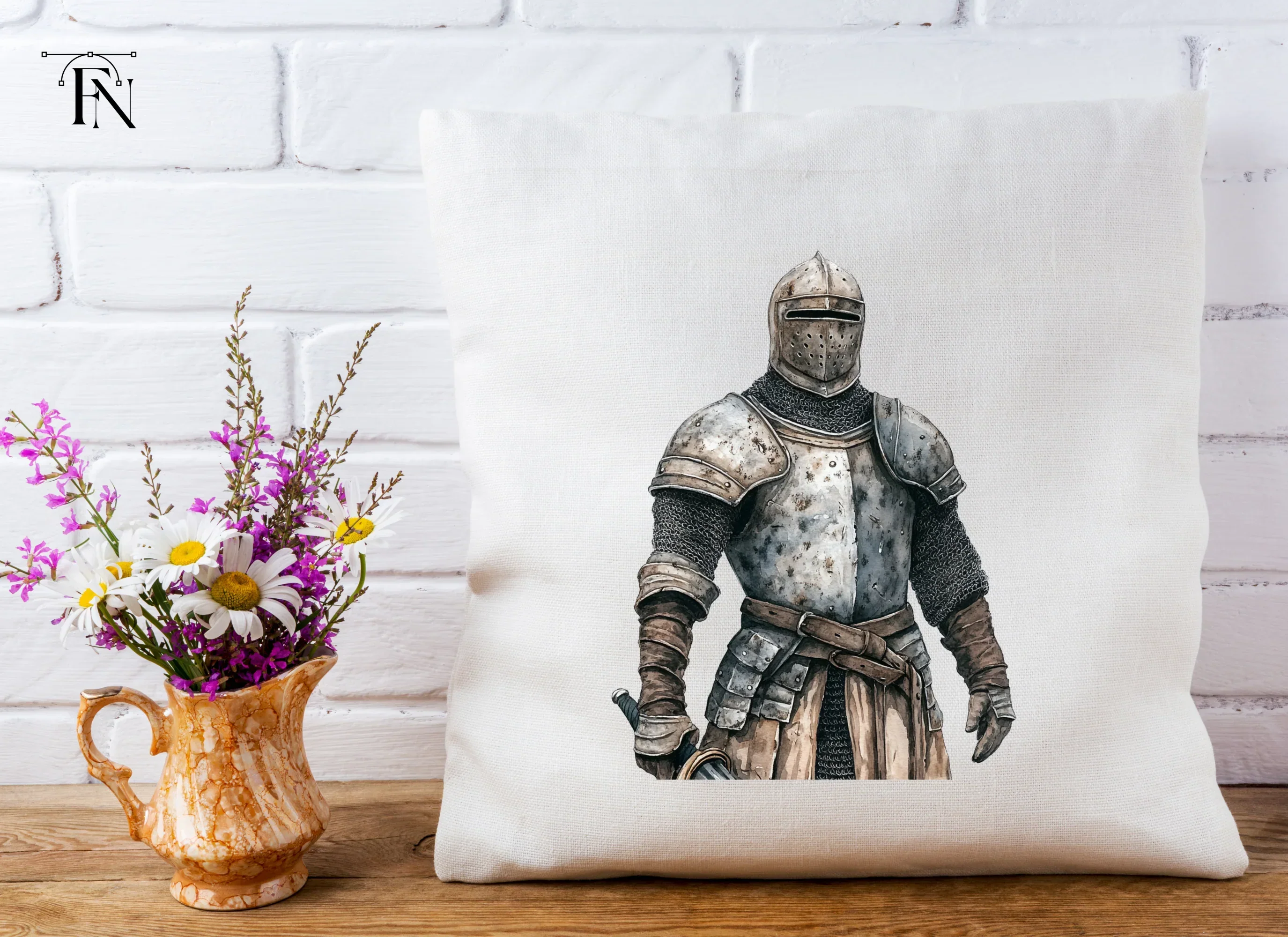 Medieval Knights in Armor Clipart Bundle - Image 5