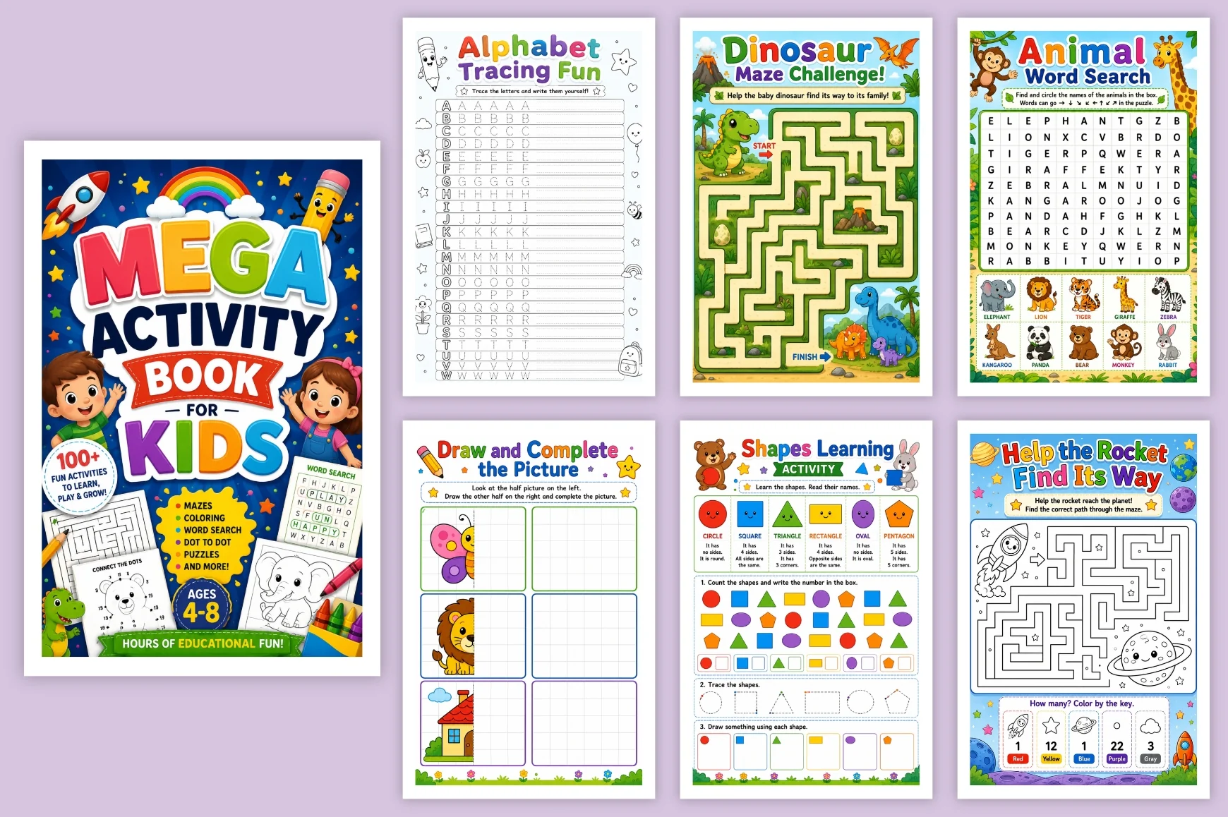 Mega Activity For Kids Book - Image 5