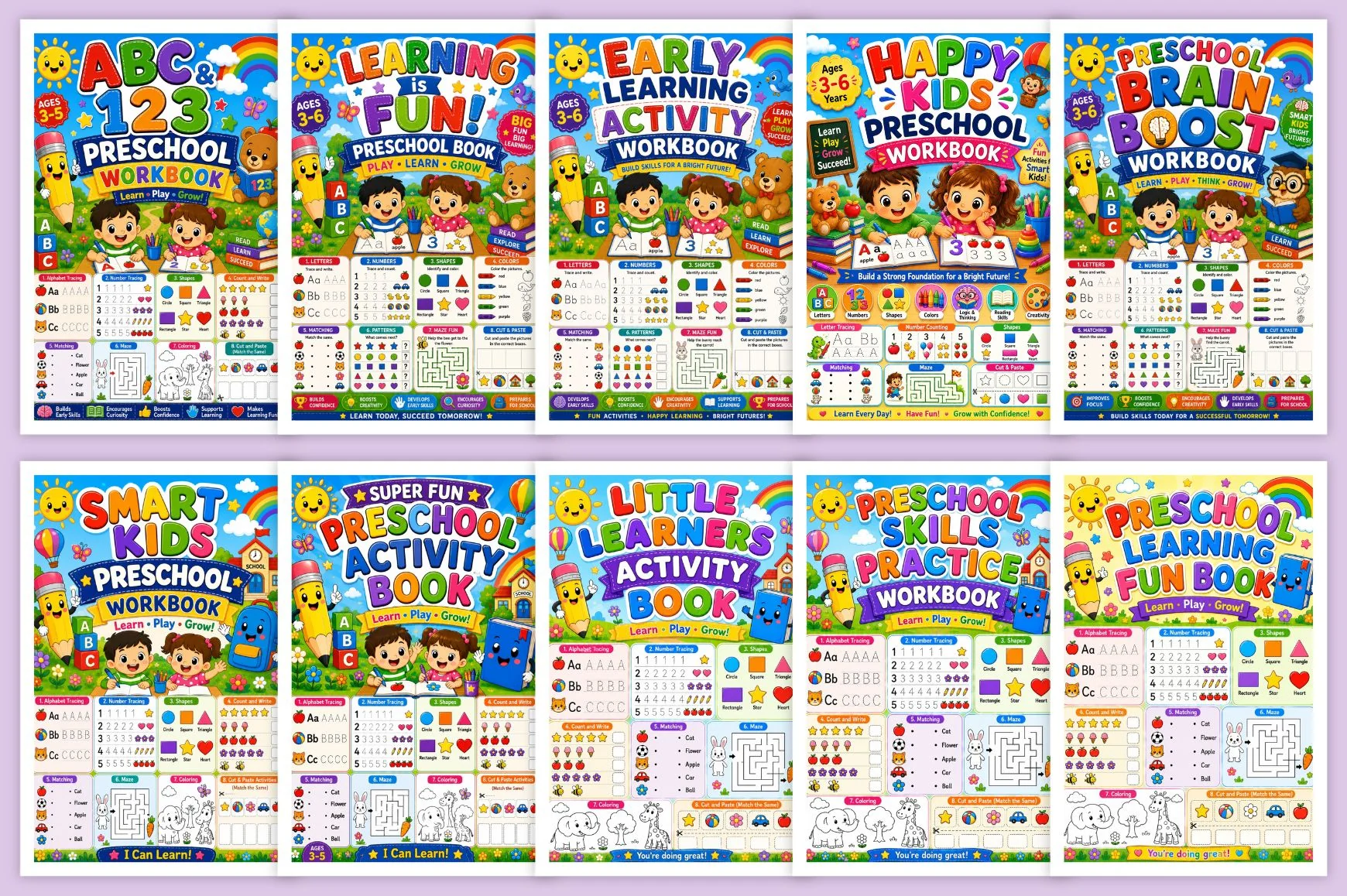 Mega Preschool Activity Book - Image 3