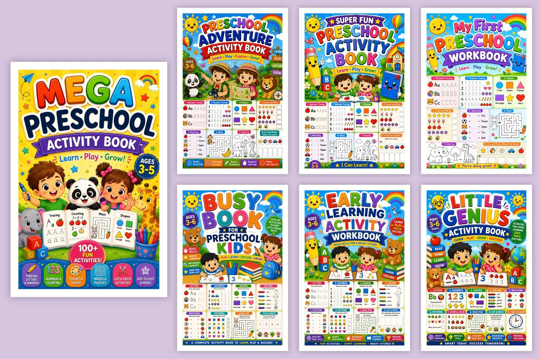 Mega Preschool Activity Book - Image 5