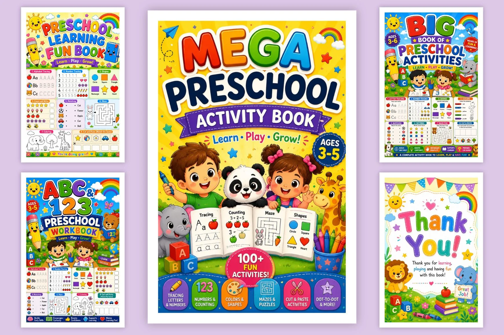 Mega Preschool Activity Book - Image 6