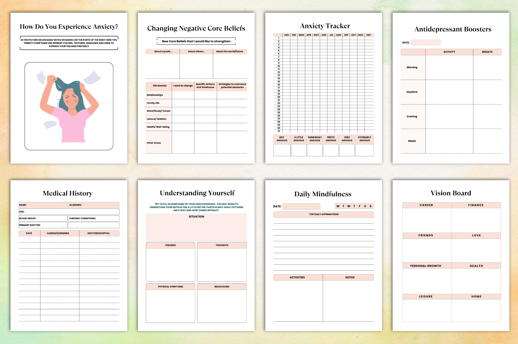 Mental Burnout Workbook for Stress Relief - Image 5