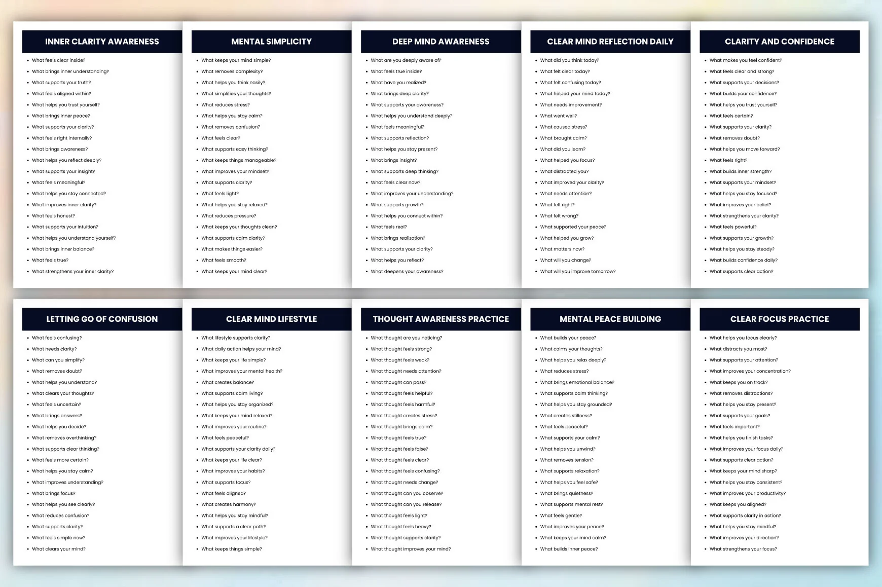 Mental Clarity Prompts - Image 4
