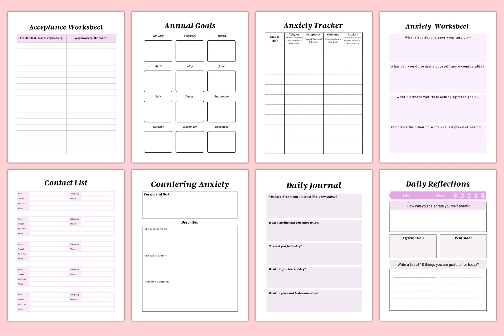 Mental Health Anxiety Journal - Image 3
